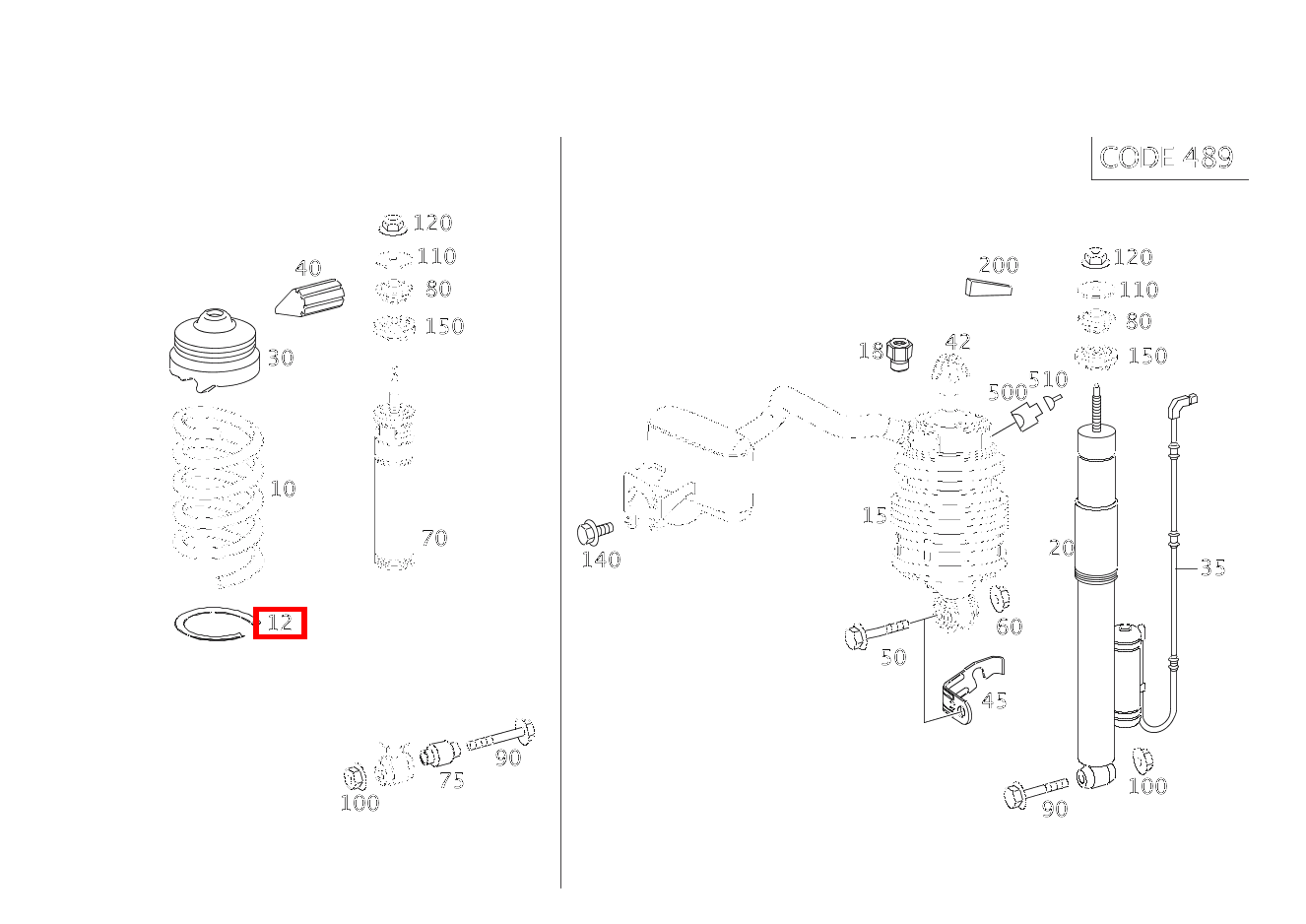 FEDERAUFLAGE UNTEN E 280 CDI 213 FEDERAUFLAGE UNTEN E 280 CDI 213