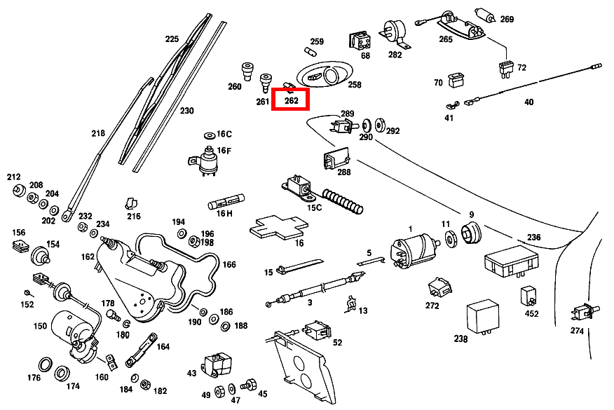 Klammer 450 SEL 116