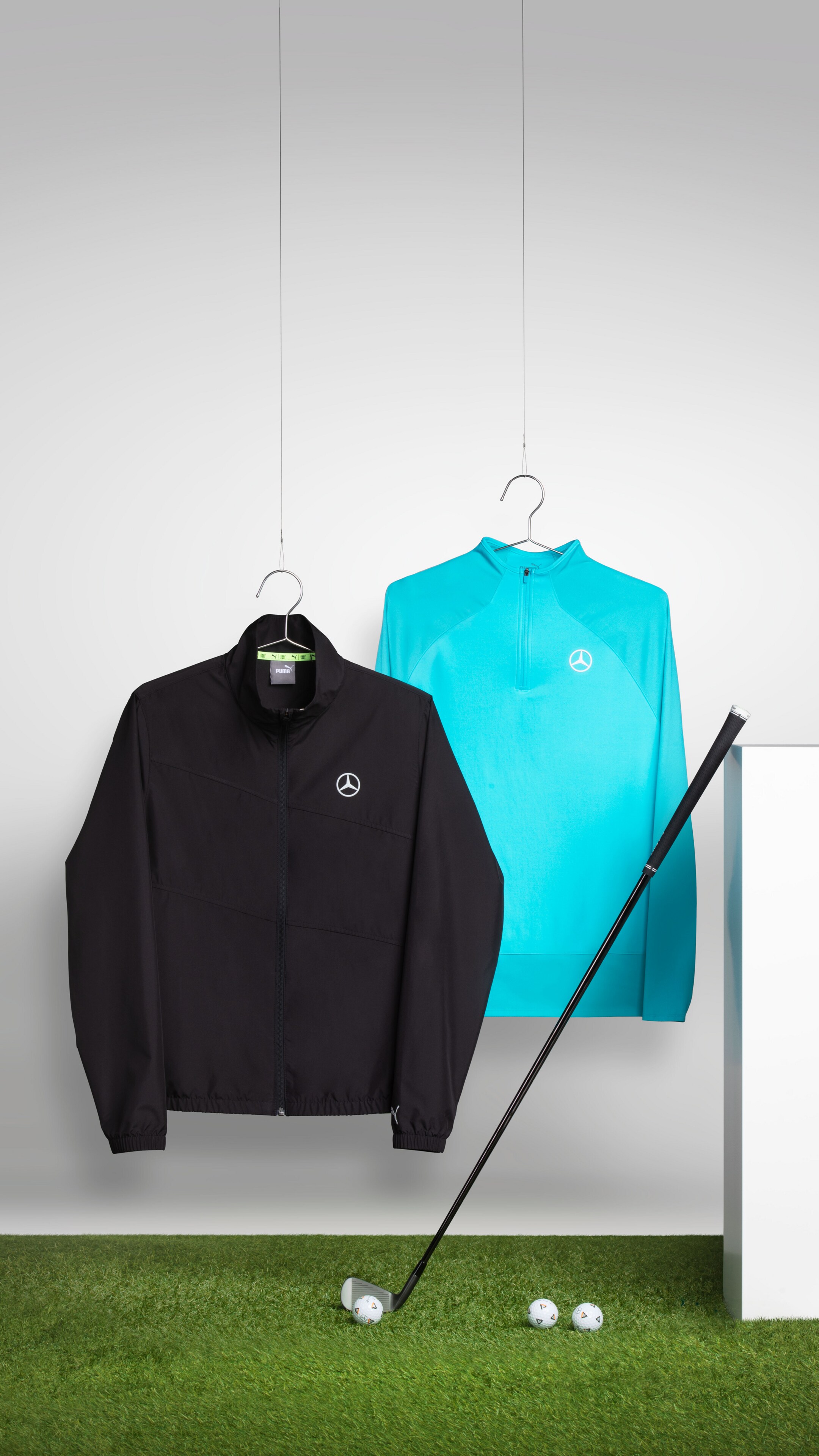 Mercedes-Benz - Ladies' golf sweater & Ladies' golf wind jacket & Golf balls (set of 3) Ladies' golf sweater & Ladies' golf wind jacket & Golf balls (set of 3)