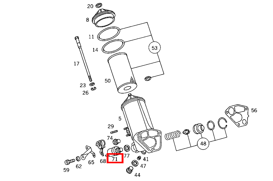 Drucksensor OELDRUCKMESSER E50AMG 210