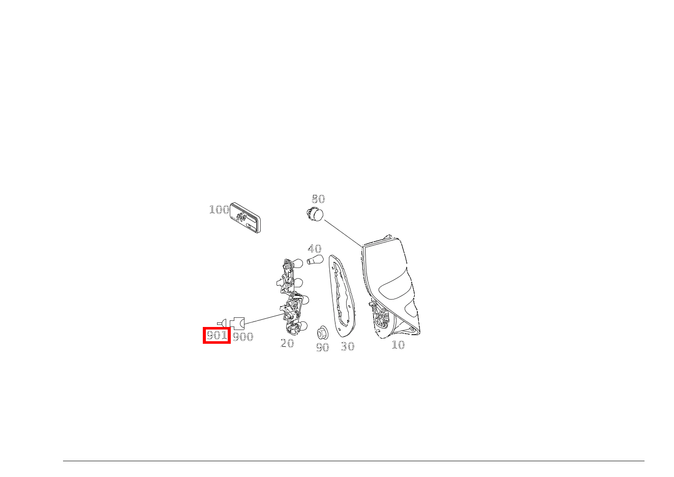 Kontaktbuchse SCHLUSSLEUCHTE E4; 0.5-1.0 MM2 MCP2.8 A 200 TURBO COUPE 169 Kontaktbuchse SCHLUSSLEUCHTE E4; 0.5-1.0 MM2 MCP2.8 A 200 TURBO COUPE 169