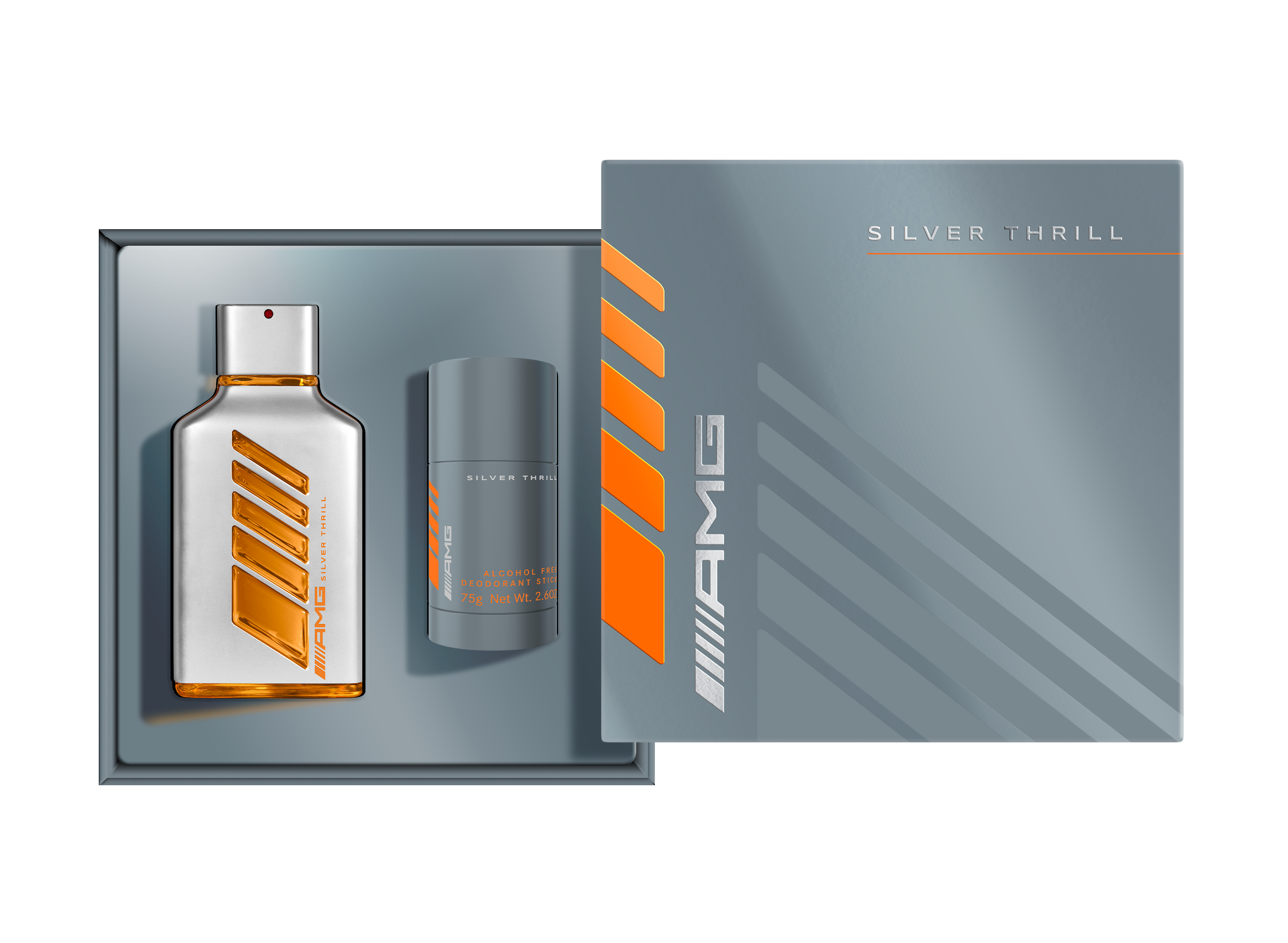 Mercedes-Benz -  Geschenkset AMG Silver Thrill, EdP