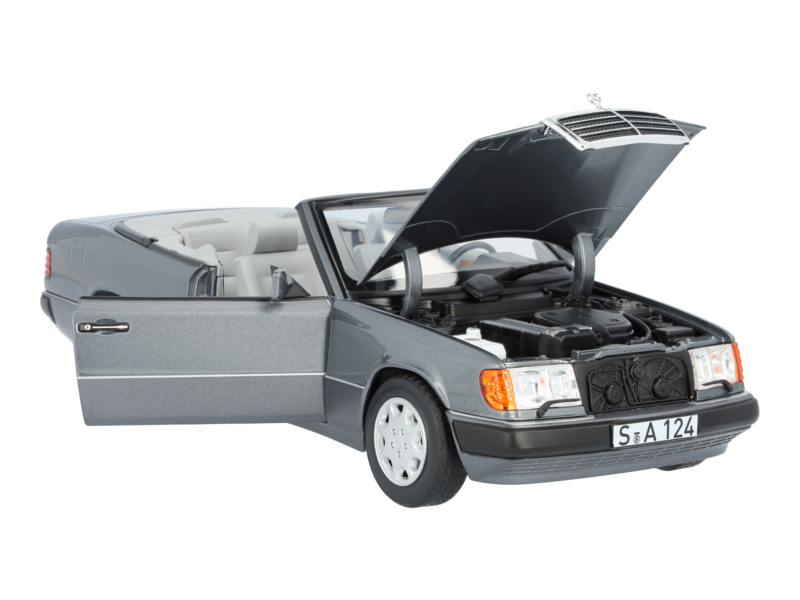 300 CE-24 Cabriolet A 124 (1991-1993) perlmuttgrau, Norev, 1:18