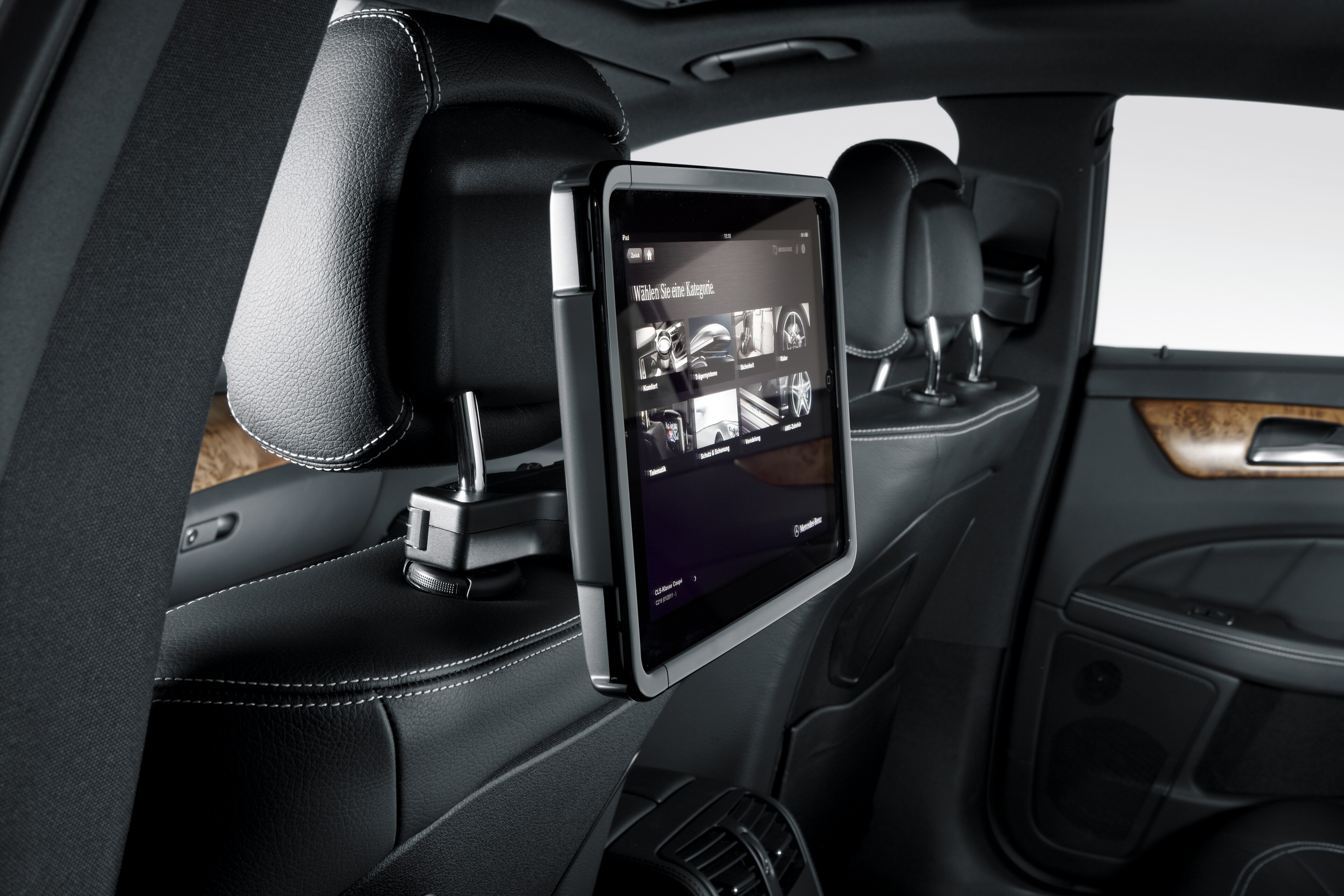 Apple iPad® Fond-Integration, Halterung