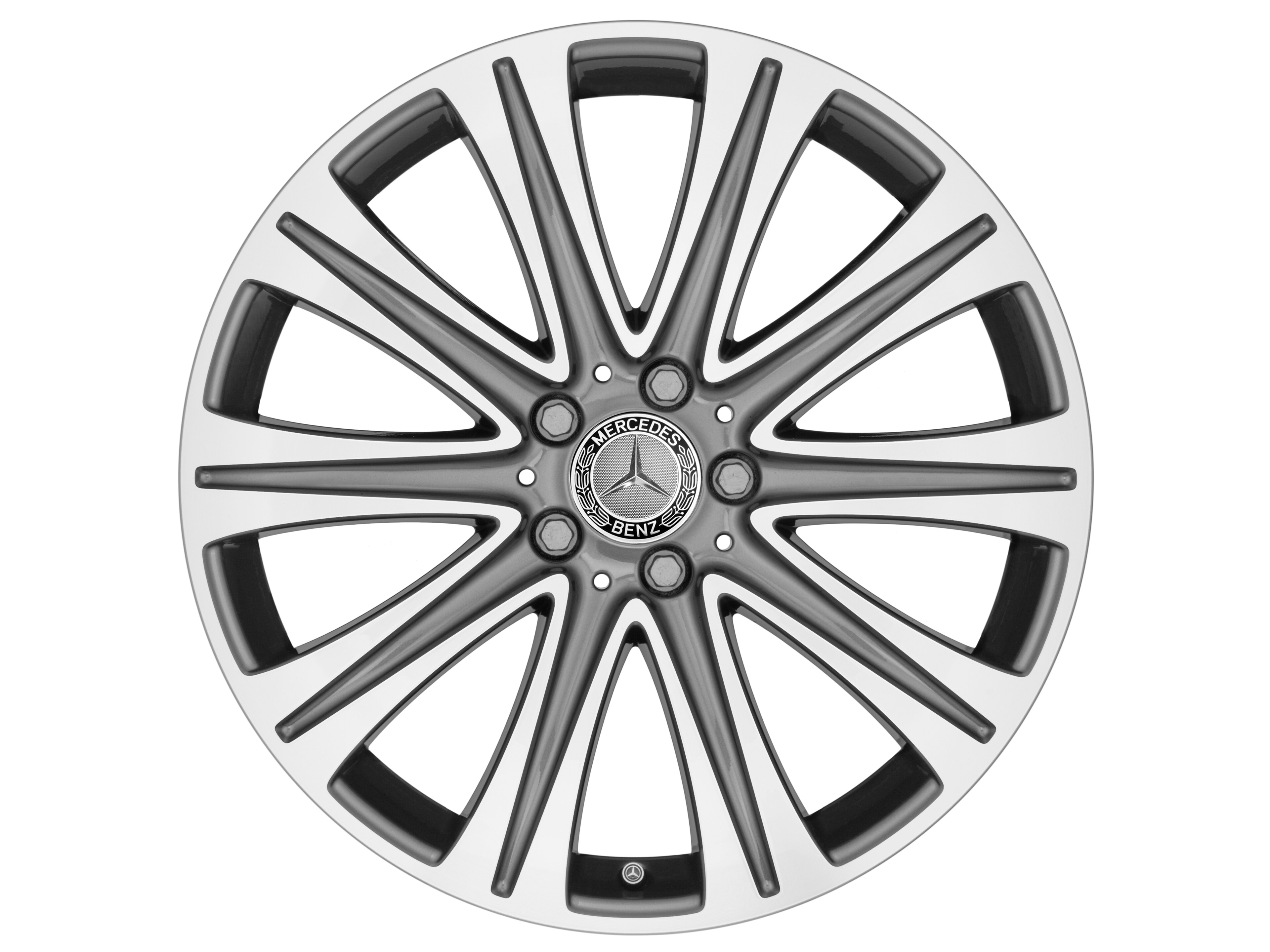 10-Speichen-Rad, 48,3 cm (19 Zoll), glanzgedr