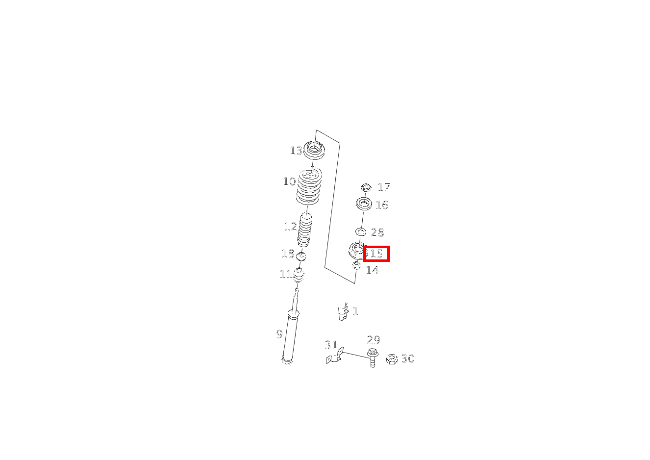 FEDERTELLEREINSATZ GLC 300 de 4MATIC 254