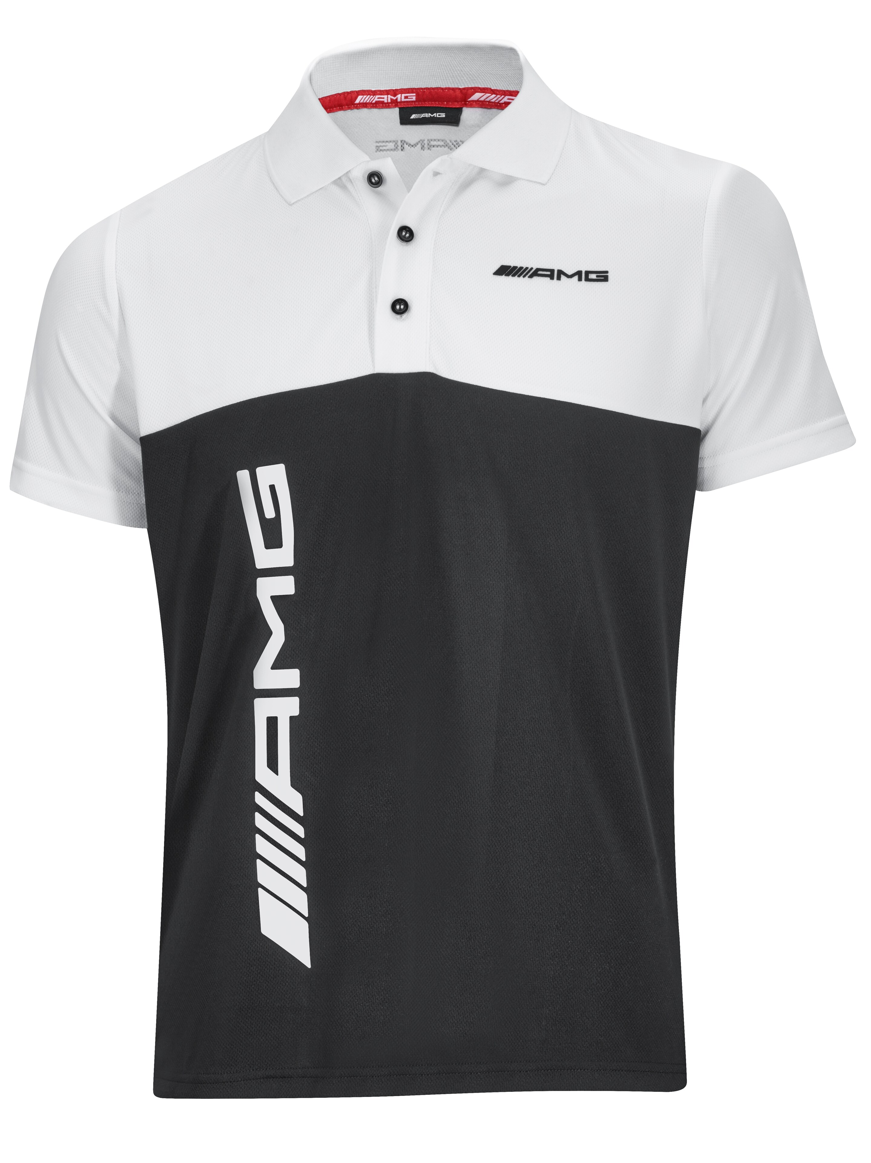 Mercedes-Benz - AMG Poloshirt Herren, schwarz/weiß