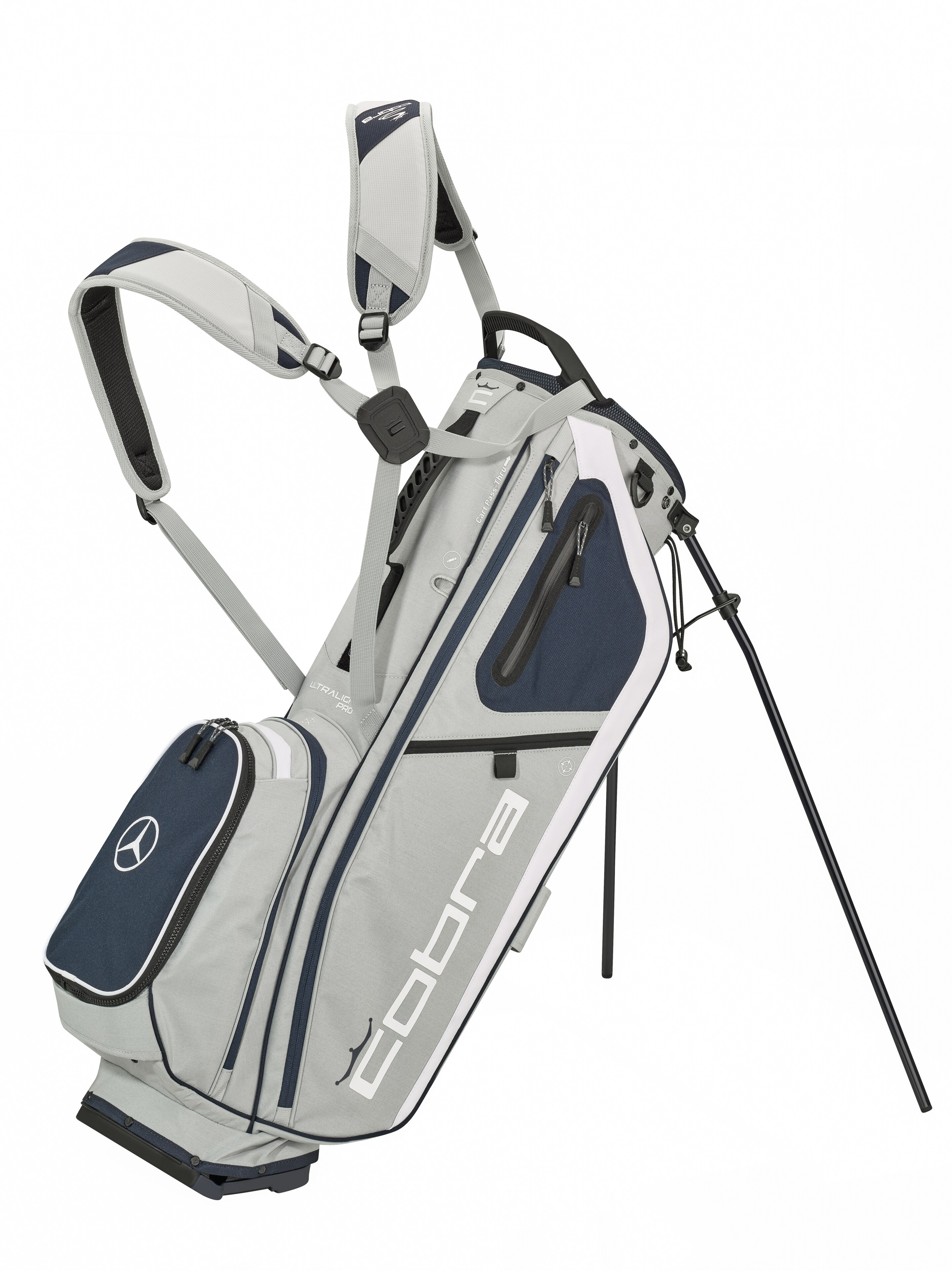 Mercedes-Benz - Golf-Standbag, Ultralight Pro grau / navy