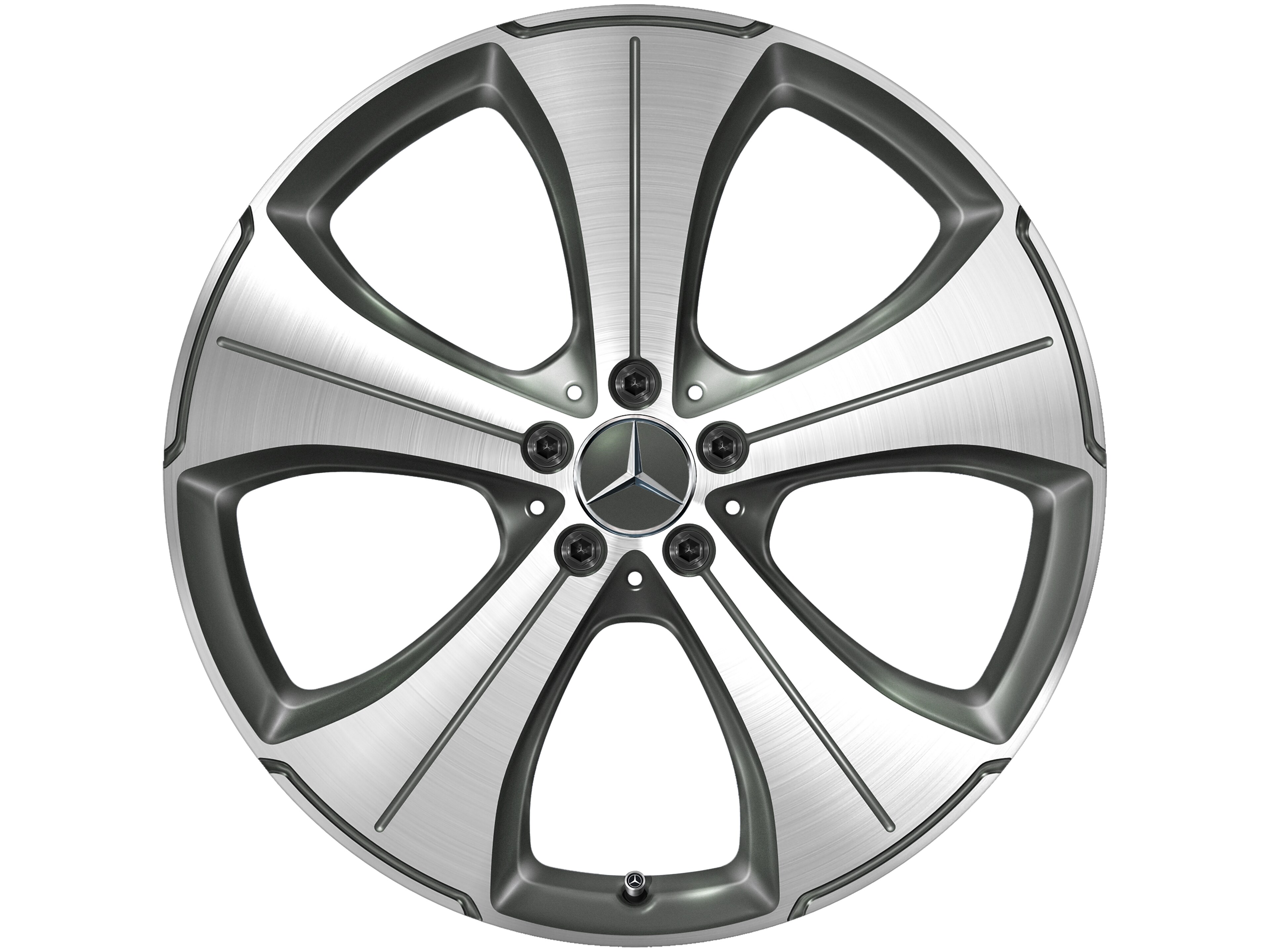5-Speichen-Rad, 53,3 cm (21 Zoll), glanzgedre