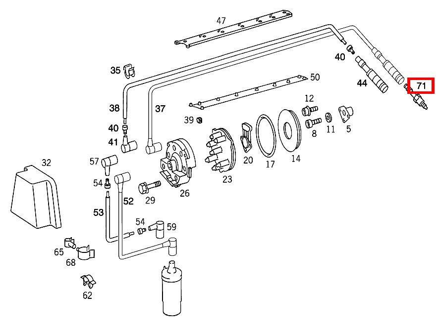 Zündkerze NIEDERE VERDICHTUNG E 300 T 4-Matic 124 Zündkerze NIEDERE VERDICHTUNG E 300 T 4-Matic 124