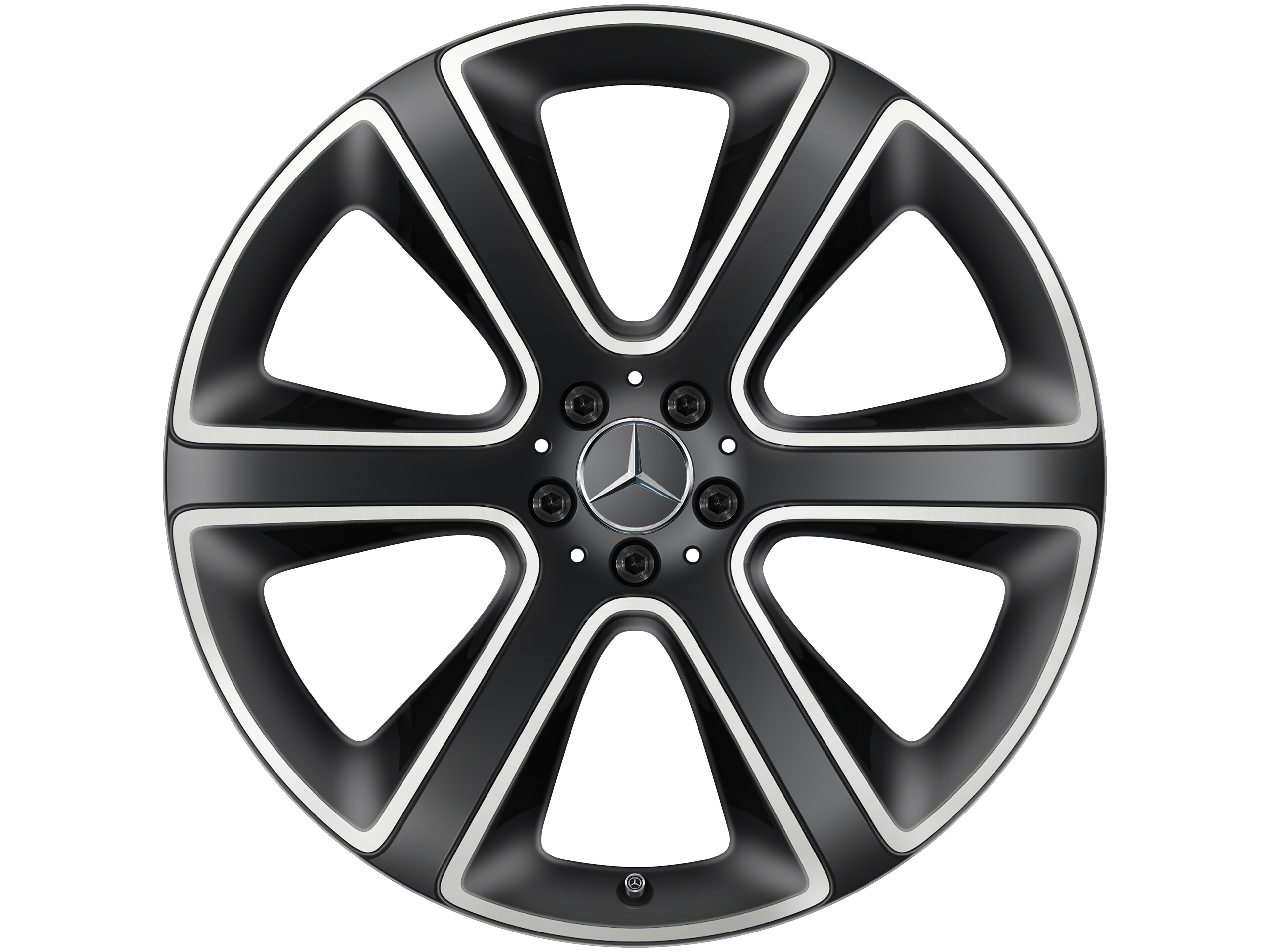 Mercedes-Benz - 6-Speichen-Rad, 55,9 cm (22 Zoll), glanzgedre 6-Speichen-Rad, 55,9 cm (22 Zoll), glanzgedre