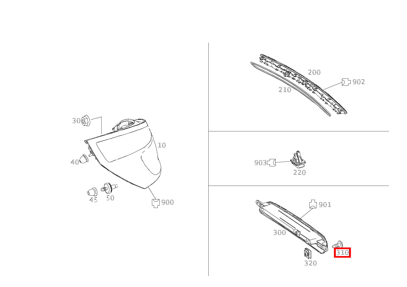 Blechschraube RUECKFAHR- UND NEBELSCHLUSSLEUCHTE; 4.8X13 SL65 AMG 231 Blechschraube RUECKFAHR- UND NEBELSCHLUSSLEUCHTE; 4.8X13 SL65 AMG 231