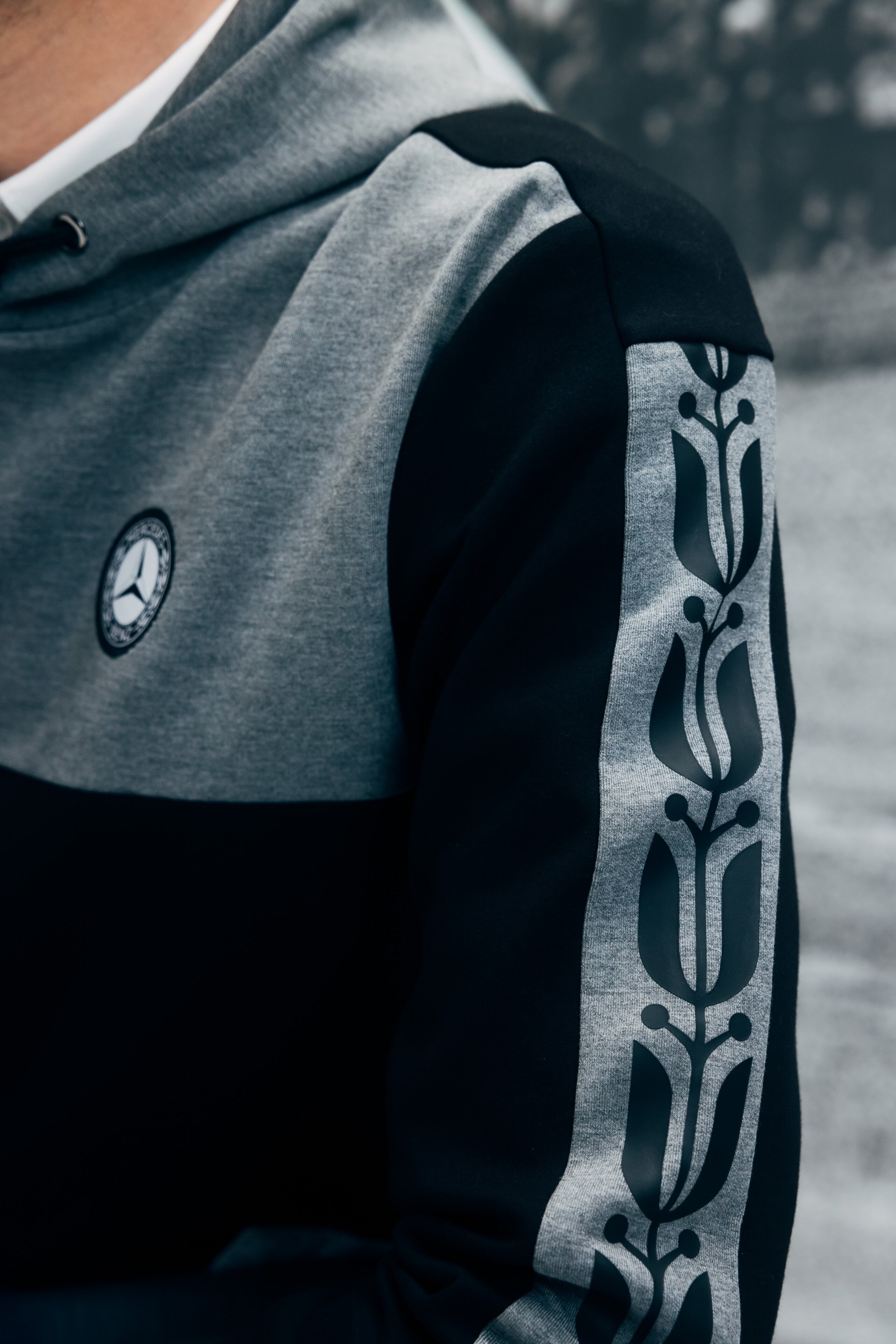 Mercedes-Benz - Sweathoody, Unisex, schwarz