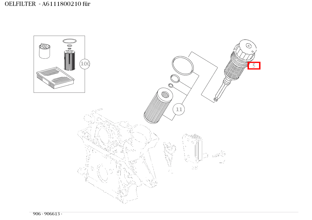 Ölfilter 906
