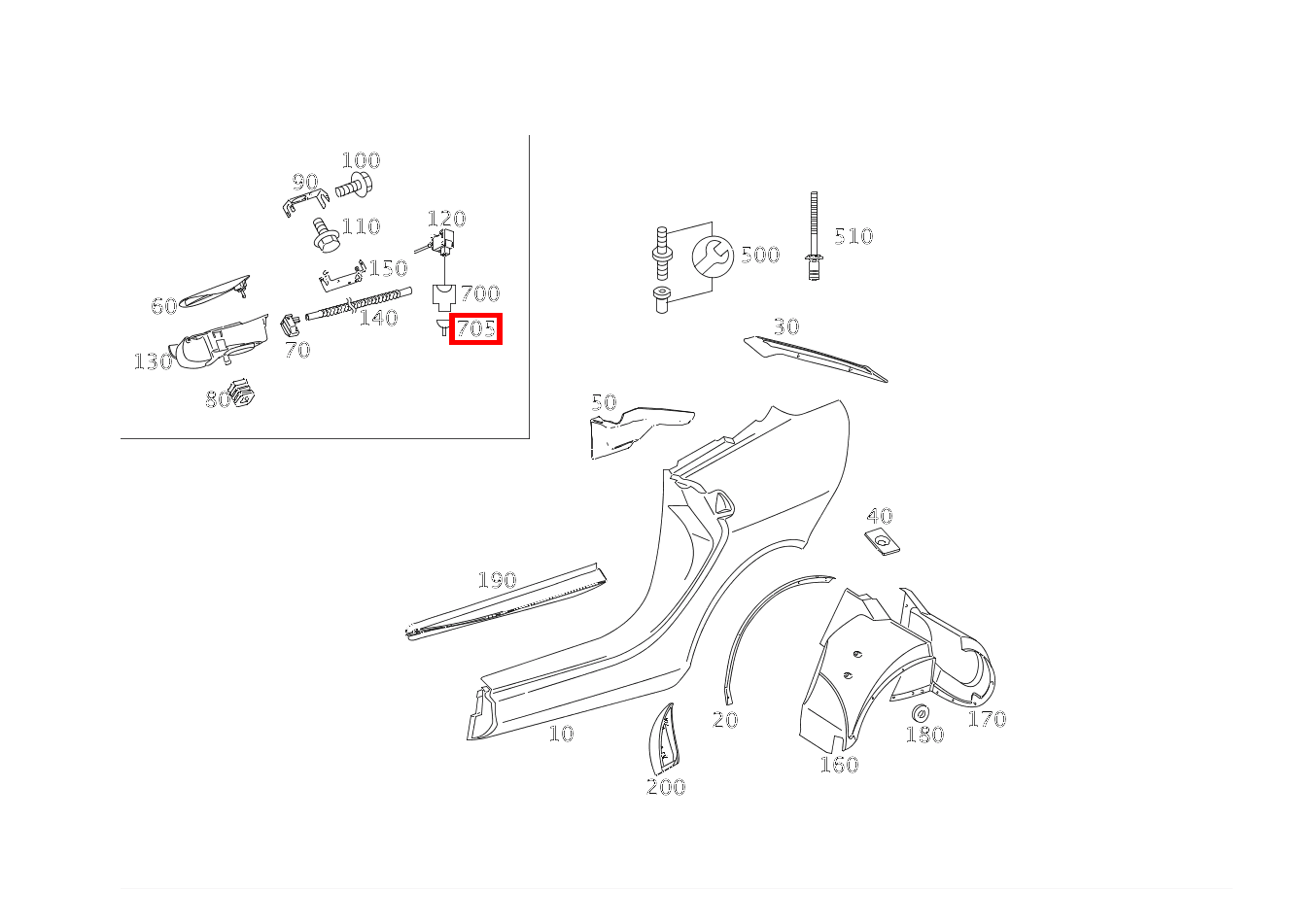 FEDERSTECKER 0.5-1.0 MM2 JPT SLR McLaren Roadster 199 FEDERSTECKER 0.5-1.0 MM2 JPT SLR McLaren Roadster 199