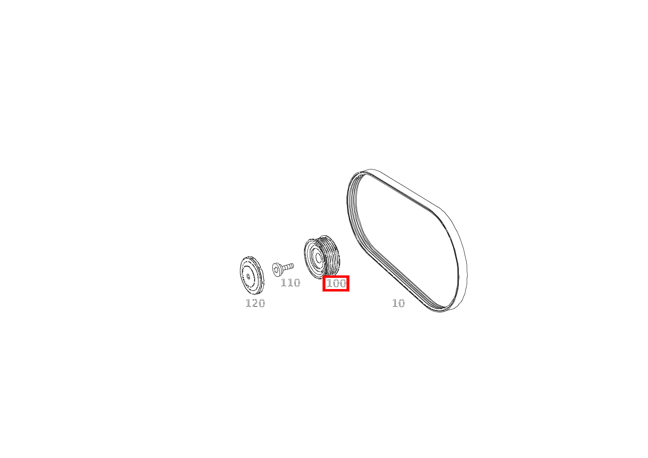 Umlenkrolle E250 CA 207 Umlenkrolle E250 CA 207