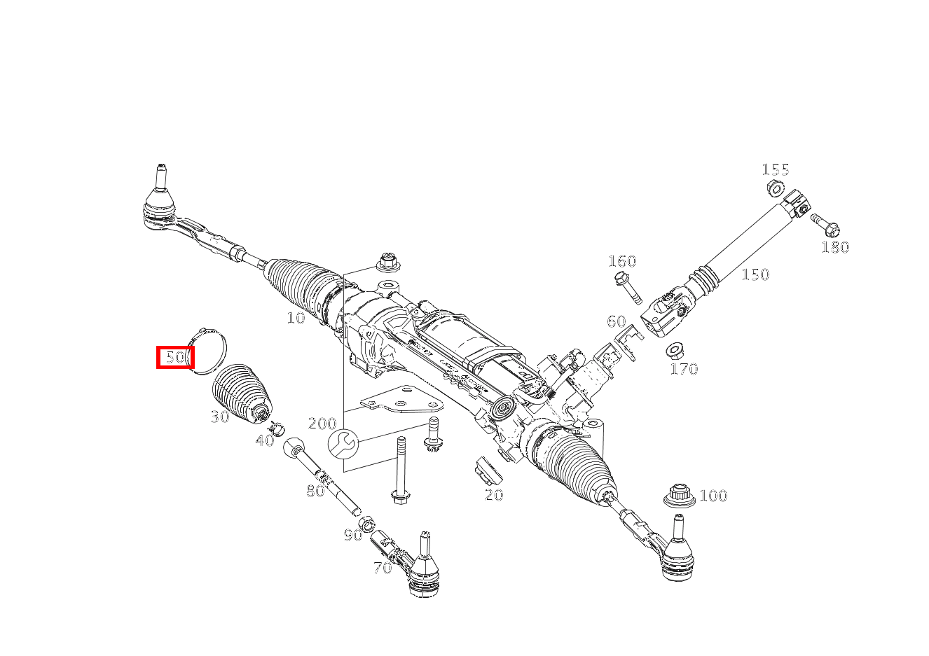 EINOHRKLEMME Innen SL65 AMG 231 EINOHRKLEMME Innen SL65 AMG 231