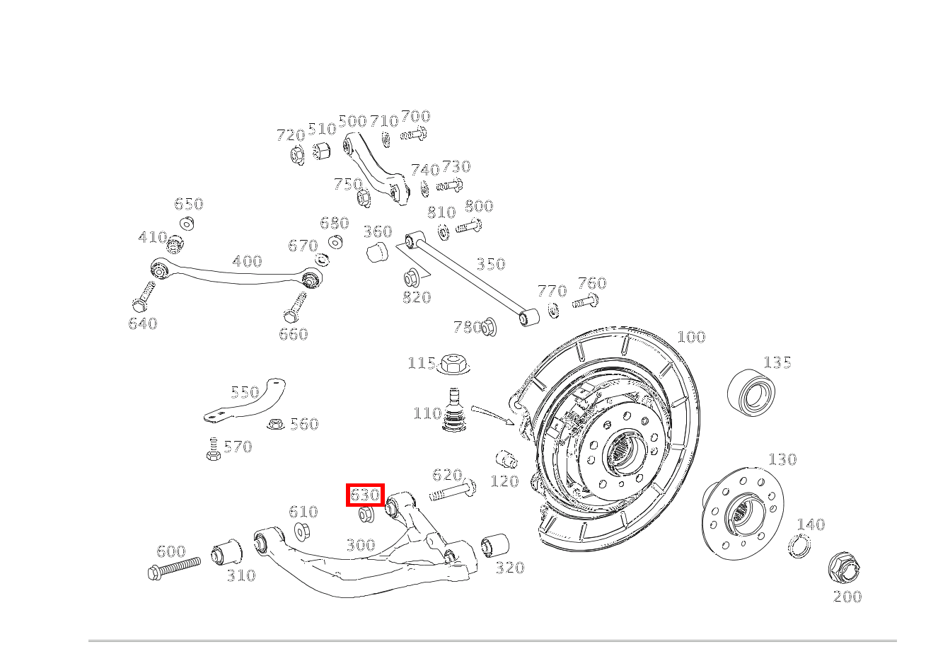 Mutter QUERLENKER AN RAHMEN,HINTEN; M14X1.5 R 500 L 251 Mutter QUERLENKER AN RAHMEN,HINTEN; M14X1.5 R 500 L 251