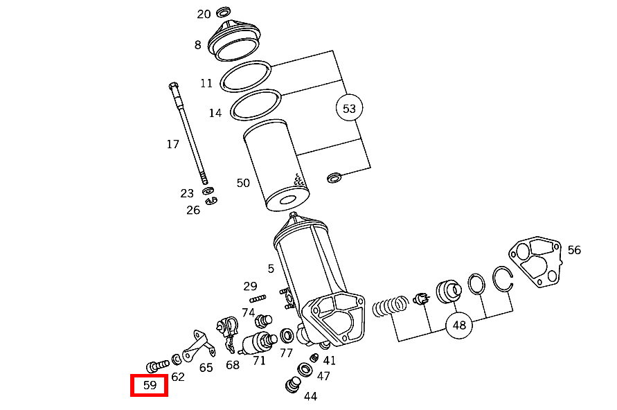 Sechsrundschraube OELFILTER AN ZYLINDERKURBELGEHAEUSE; M6X35 S 500 Coupé 140 Sechsrundschraube OELFILTER AN ZYLINDERKURBELGEHAEUSE; M6X35 S 500 Coupé 140