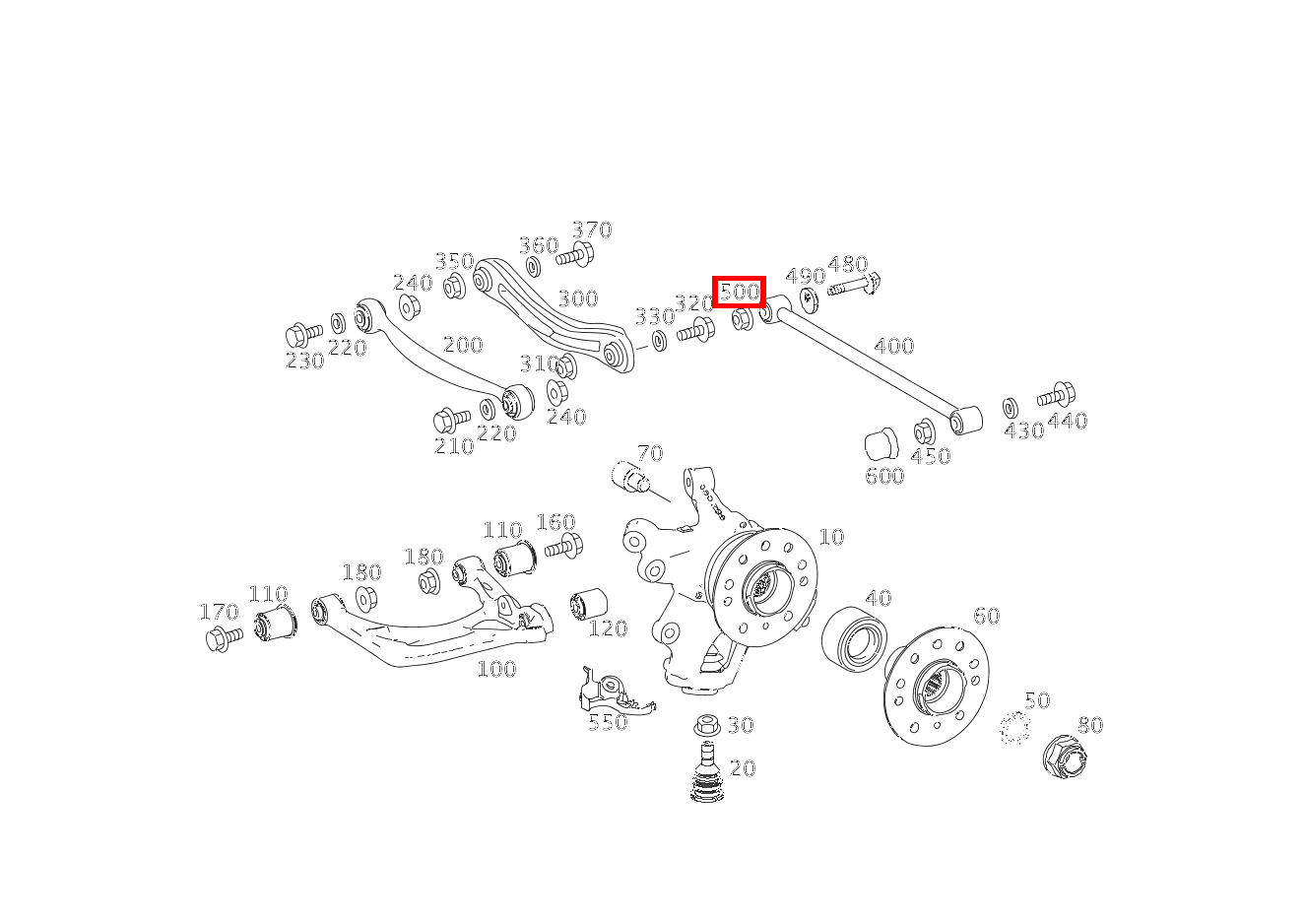 Mutter SPURSTANGE AN HINTERACHSTRAEGER; M12X1.5 GL 500 4MATIC Off-Roader 164 Mutter SPURSTANGE AN HINTERACHSTRAEGER; M12X1.5 GL 500 4MATIC Off-Roader 164