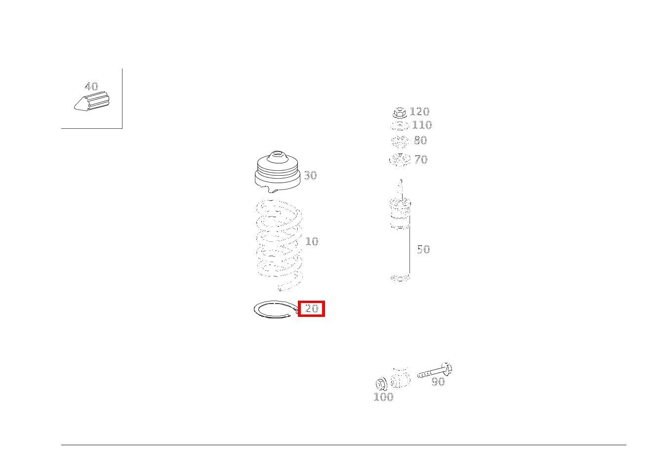 FEDERAUFLAGE UNTEN CLS 63 AMG Coupé 219 FEDERAUFLAGE UNTEN CLS 63 AMG Coupé 219