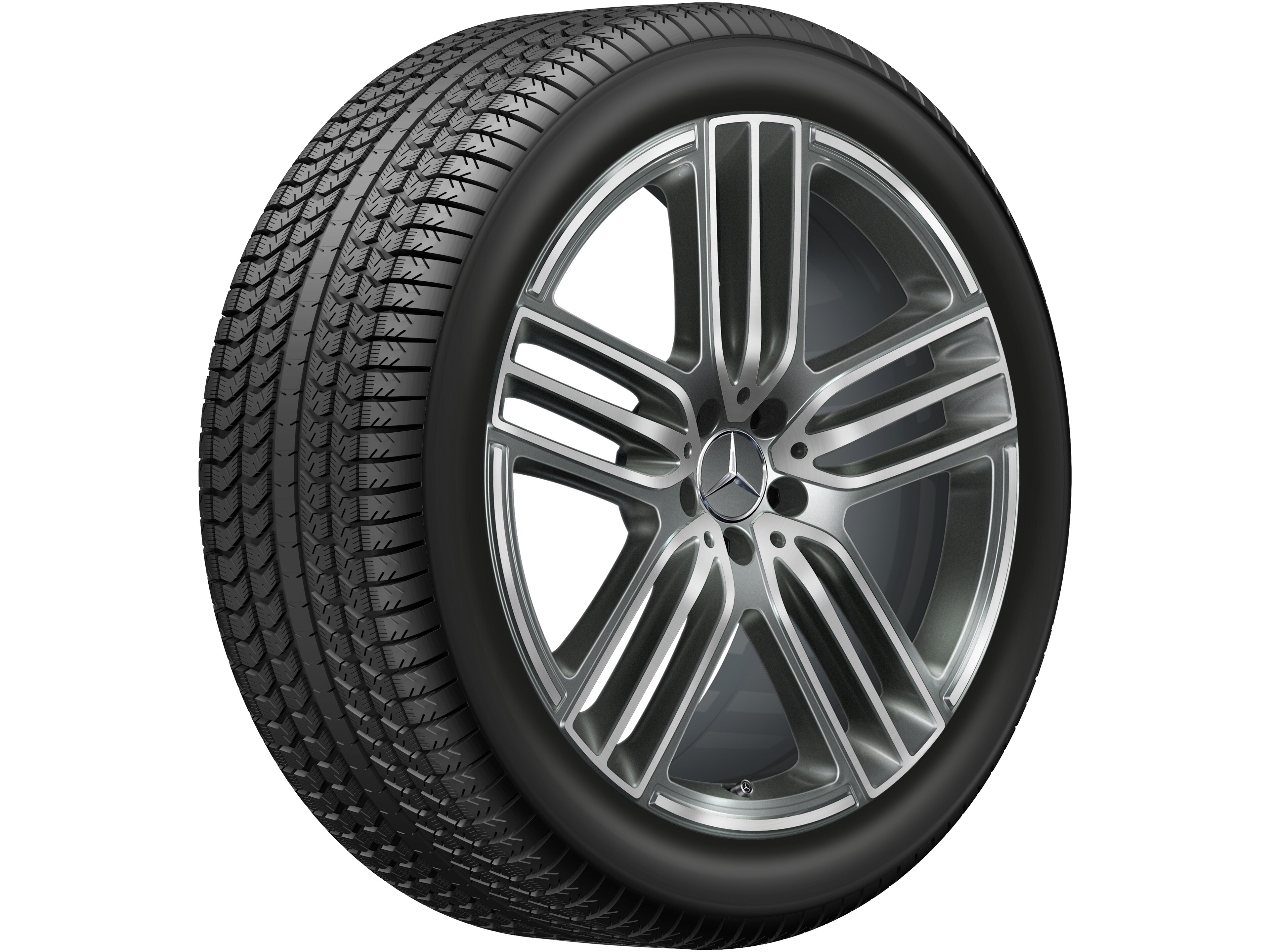Mercedes-Benz - 5-Tripel-Speichen-Rad, 53,3 cm (21 Zoll), gla 5-Tripel-Speichen-Rad, 53,3 cm (21 Zoll), gla
