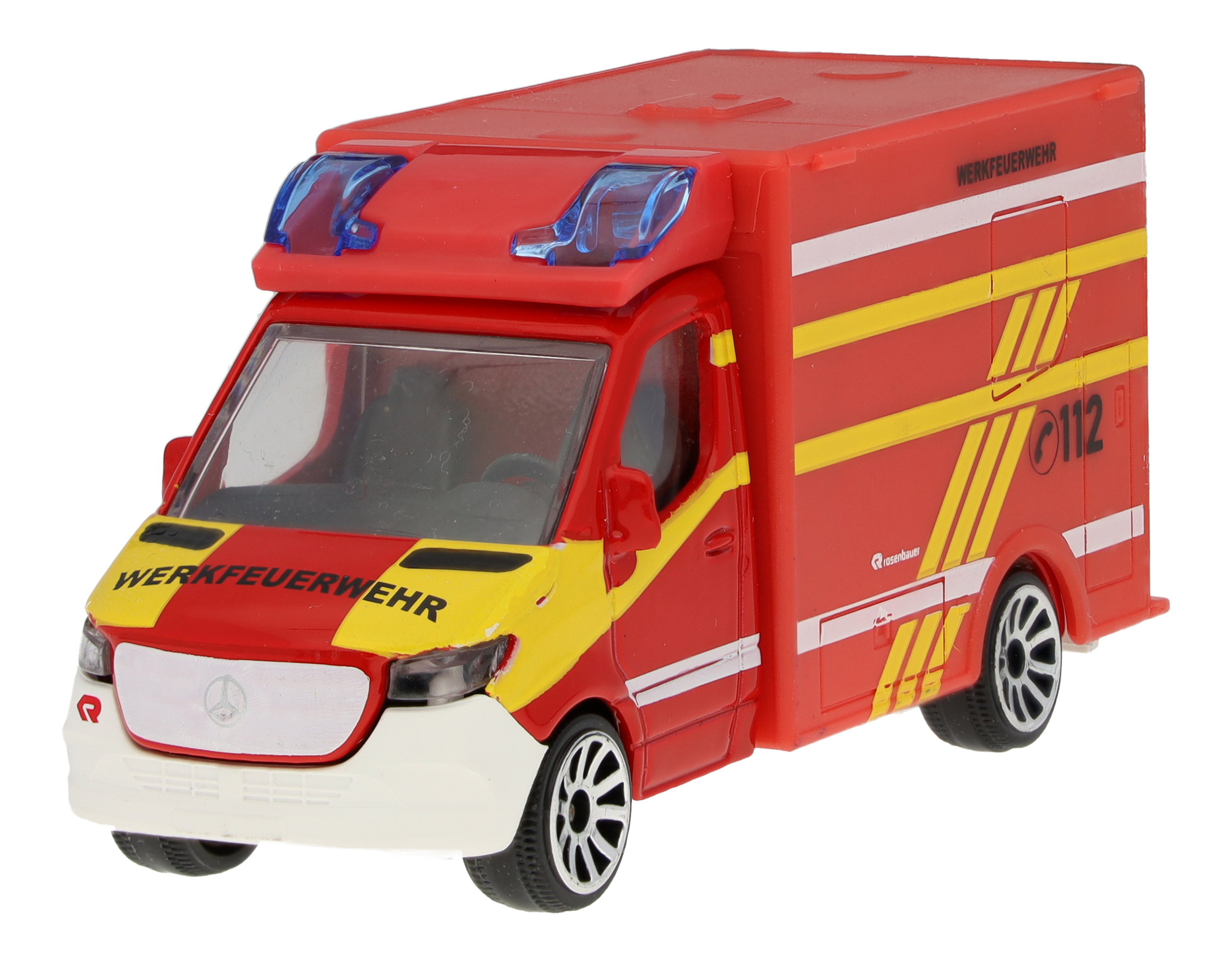 Sprinter, Feuerwehr rot, Majorette, 7,62 cm (3 Zoll)
