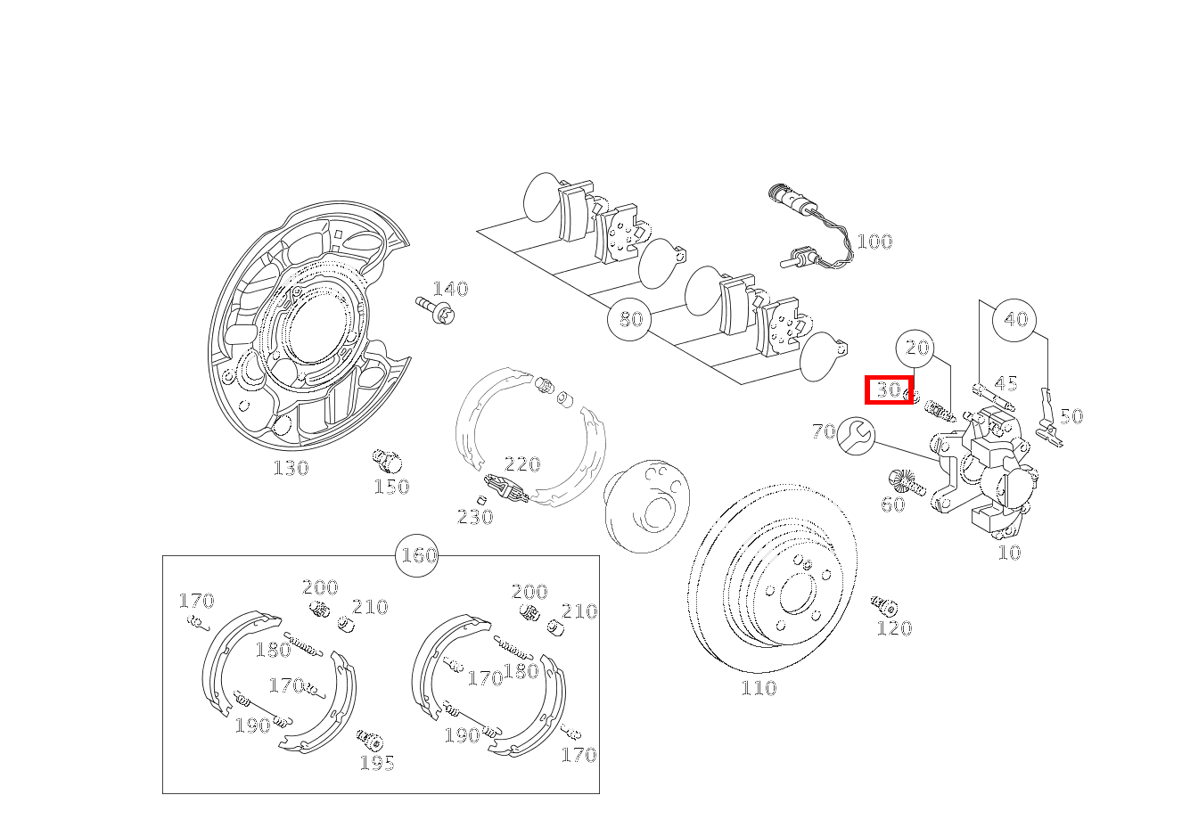 Schutzkappe ENTLUEFTERVENTIL SLK 350 Roadster Sportmotor 171