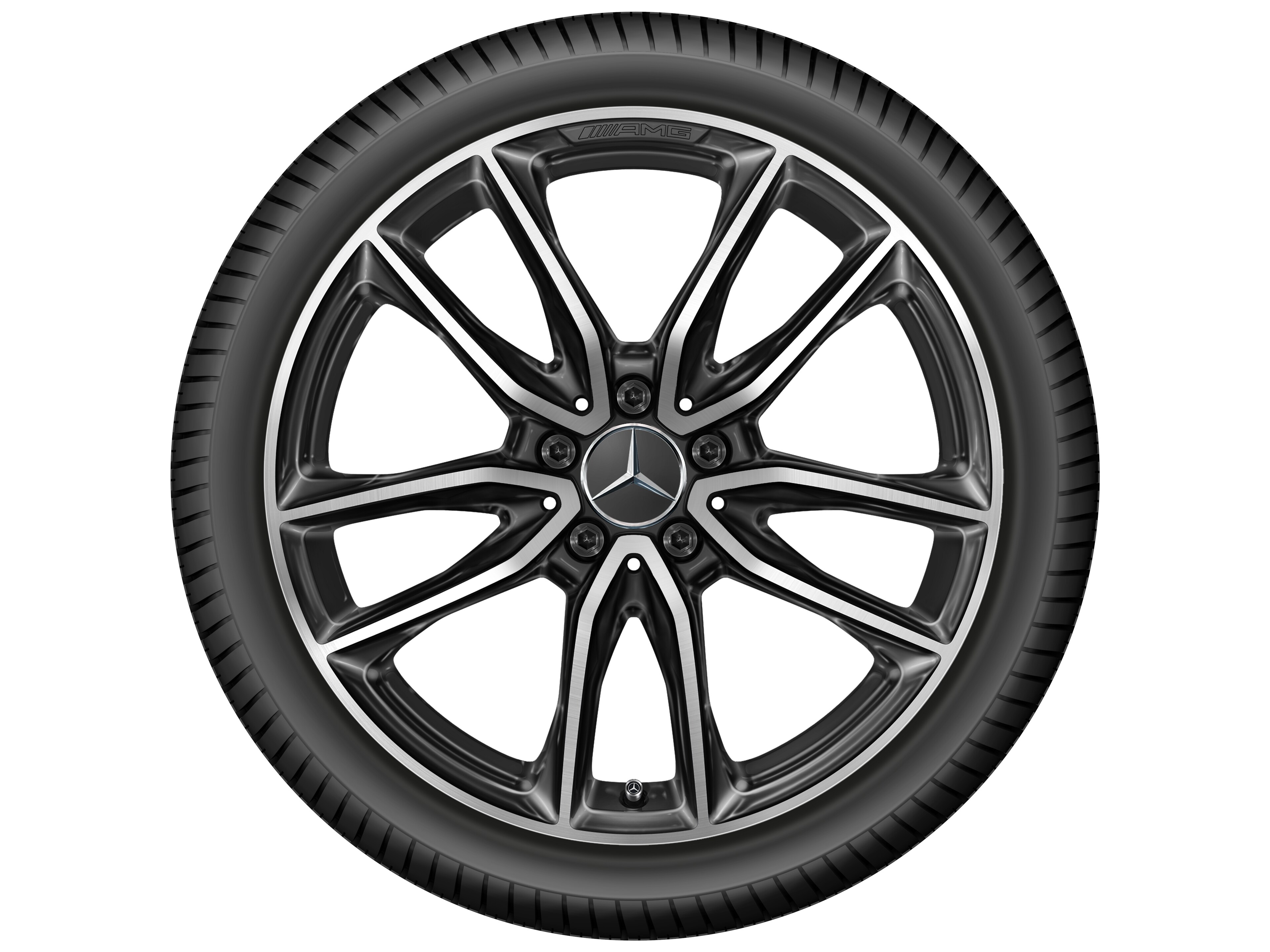 Mercedes-Benz - AMG 5-Doppelspeichen-Rad, 48,3 cm (19 Zoll), AMG 5-Doppelspeichen-Rad, 48,3 cm (19 Zoll),