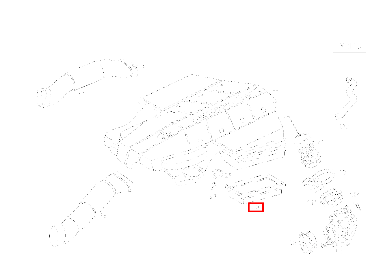 Luftfiltereinsatz CLK 430 V8 208