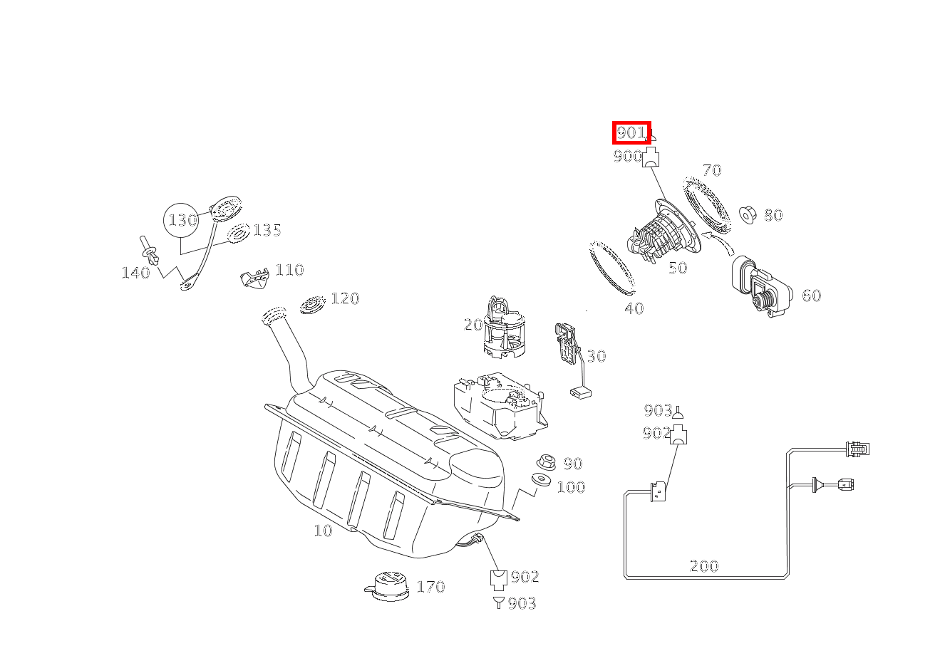 Kontaktbuchse 0.5-0.75 MM2 MQS ELA SLK 55 AMG Roadster 171