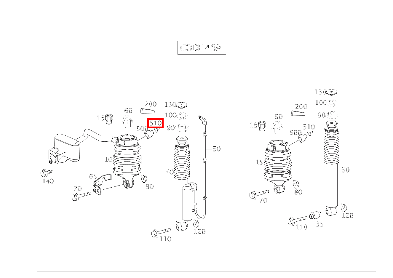 Kontaktbuchse 0.5-0.75 MM2 MQS ELA E 220 CDI T-Modell 212