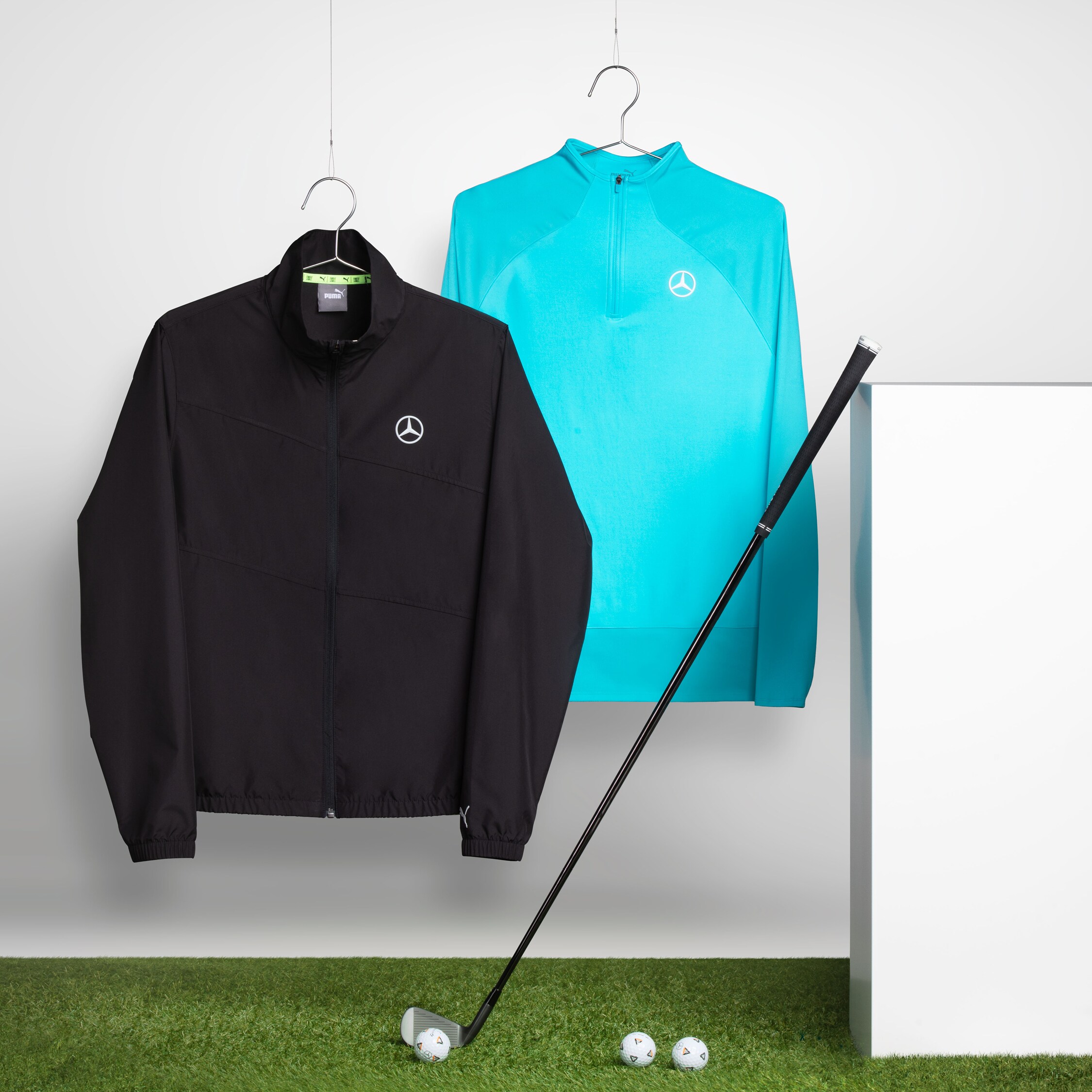 Mercedes-Benz - Ladies' golf sweater & Ladies' golf wind jacket & Golf balls (set of 3) Ladies' golf sweater & Ladies' golf wind jacket & Golf balls (set of 3)