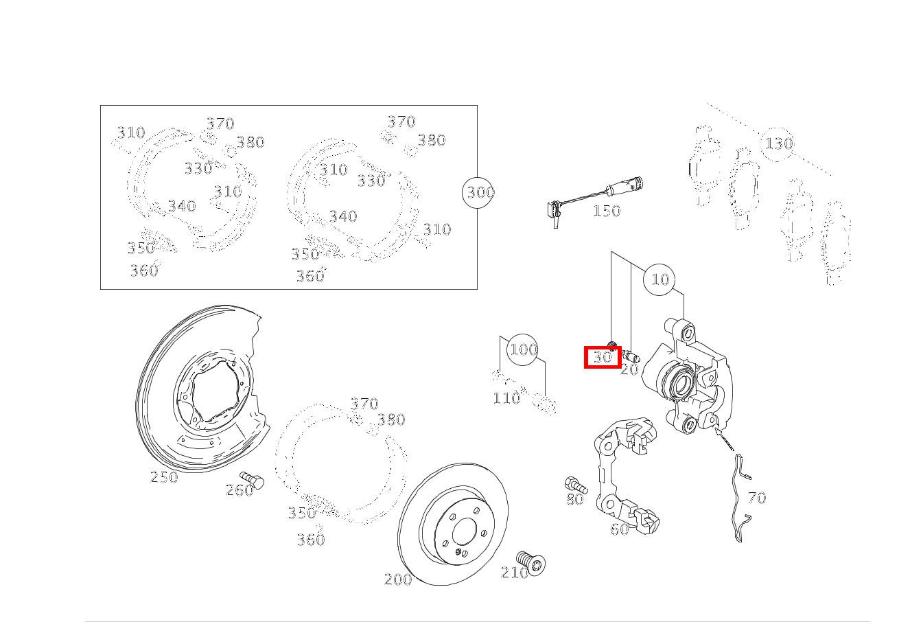 Schutzkappe Entlüfterventil E 500/550 CABR. 207