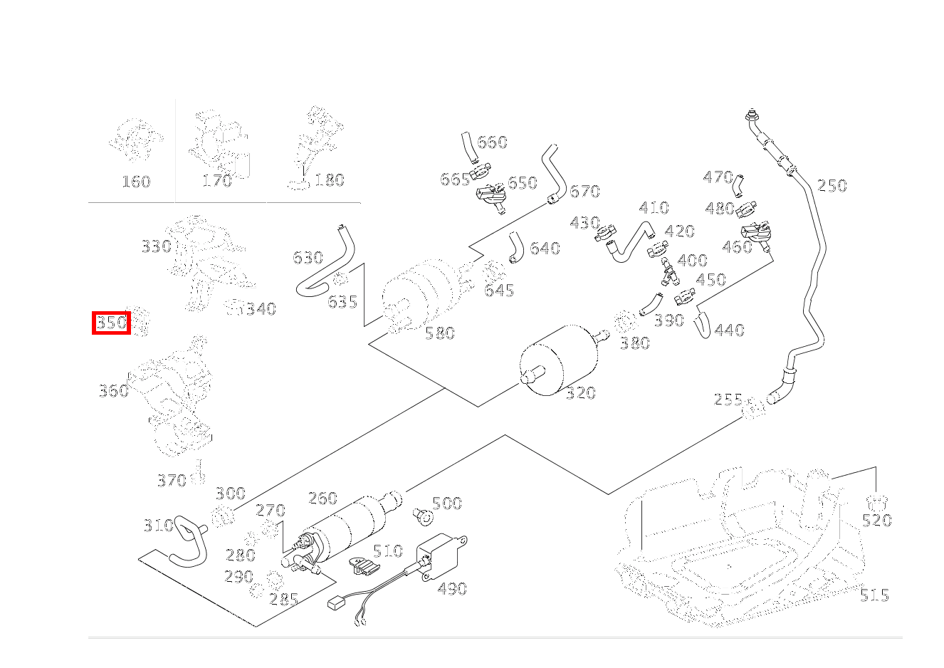 ELASTOMERRING HALTER AN HALTER CL 65 AMG Coupé 215
