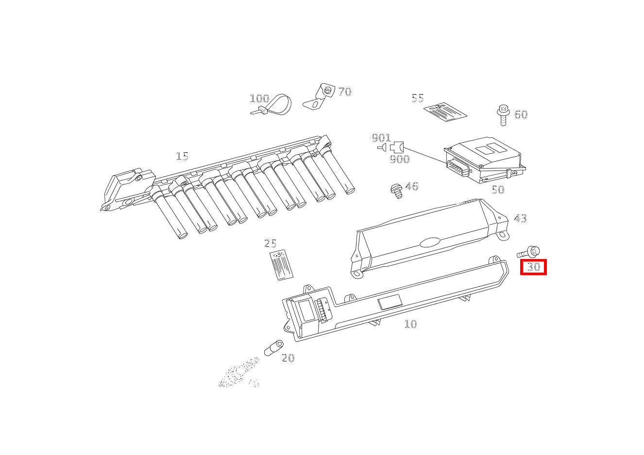 Sechsrundschraube An Halter Verbindungsrohr; M6X20 Maybach 62 S (langer Radstand) 240