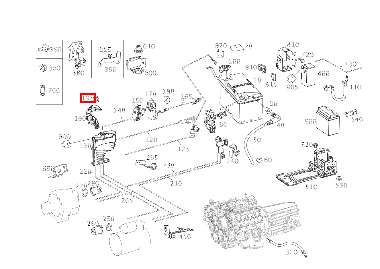 Mutter BEFESTIGUNG HALTER VORSICHERUNGSDOSE; M10 E 200 Limousine 213 Mutter BEFESTIGUNG HALTER VORSICHERUNGSDOSE; M10 E 200 Limousine 213