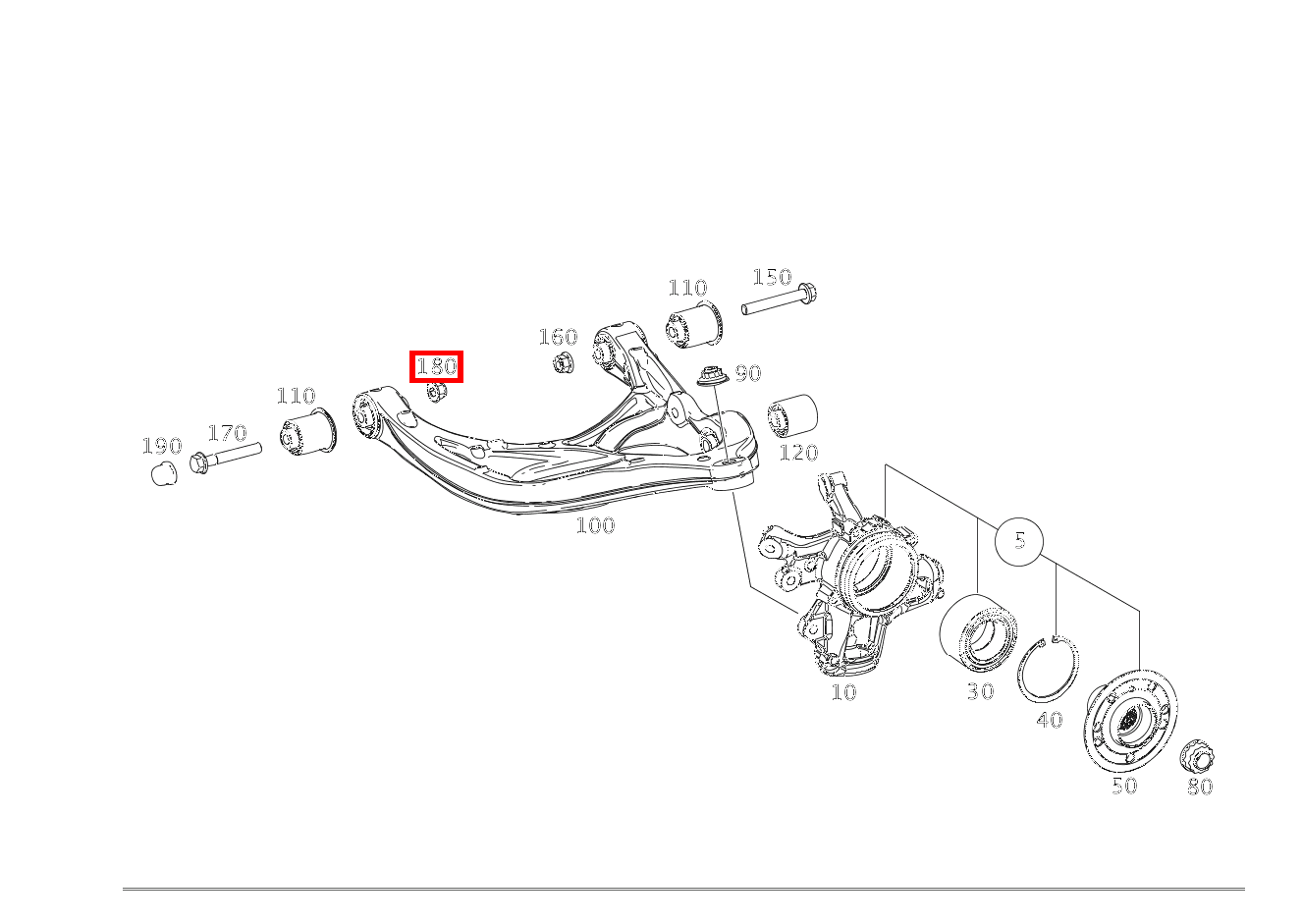 Mutter QUERLENKER RECHTS; AN INTEGRALTRAEGER; M14X1.5 Mercedes-AMG GLE 63 S 4MATIC Coupé 292 Mutter QUERLENKER RECHTS; AN INTEGRALTRAEGER; M14X1.5 Mercedes-AMG GLE 63 S 4MATIC Coupé 292