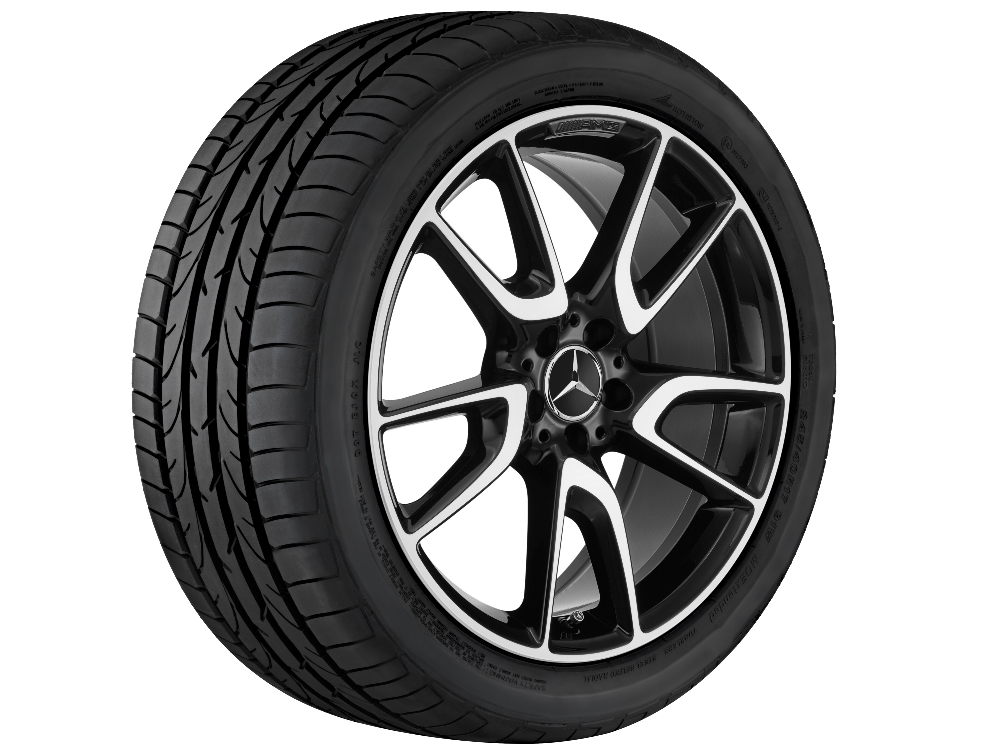 AMG 5-Doppelspeichen-Rad, 53,3 cm (21 Zoll)