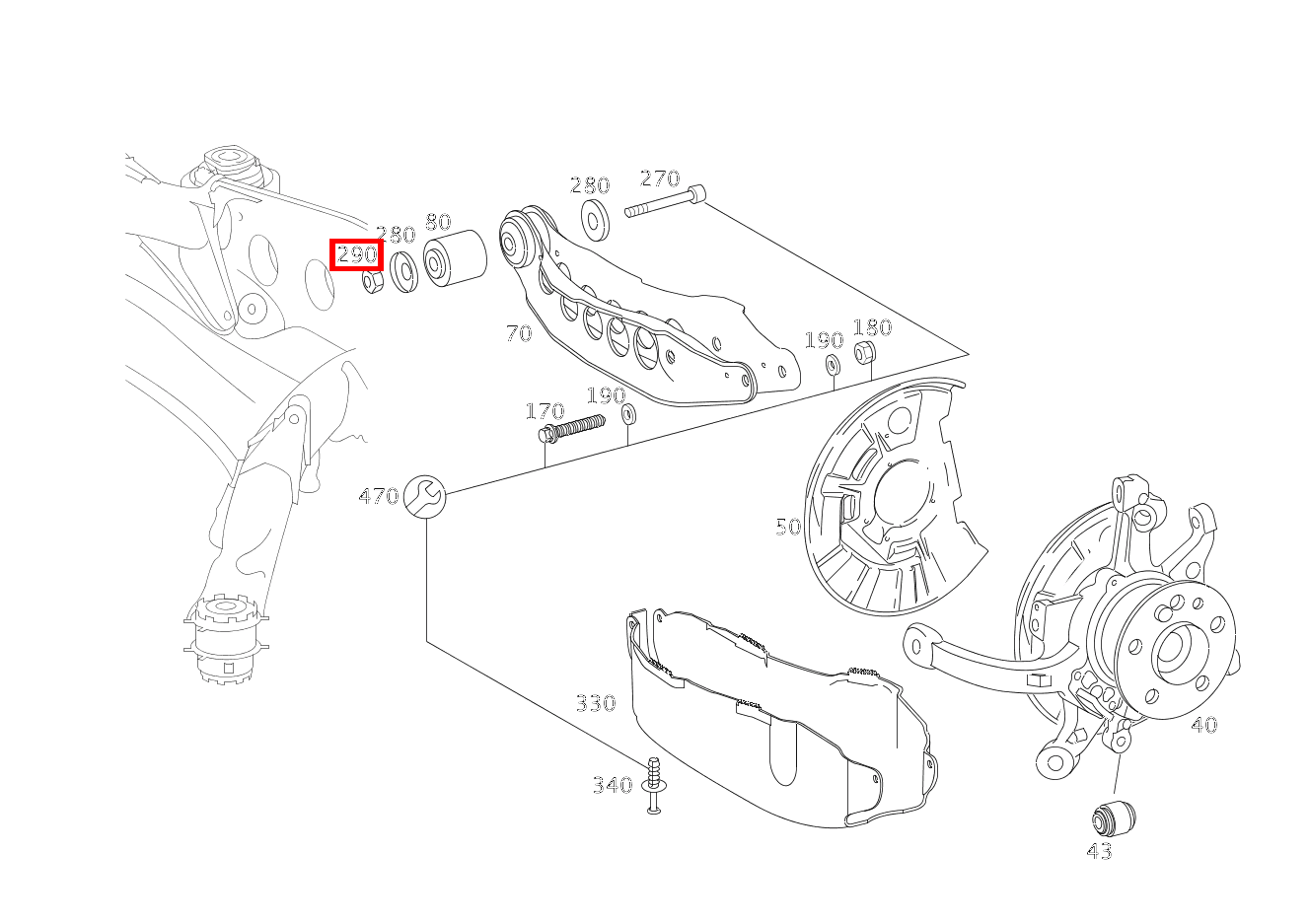Sechskantmutter FEDERLENKER AN HINTERACHSTRAEGER; M14X1,5 Maybach 62 S (langer Radstand) 240 Sechskantmutter FEDERLENKER AN HINTERACHSTRAEGER; M14X1,5 Maybach 62 S (langer Radstand) 240
