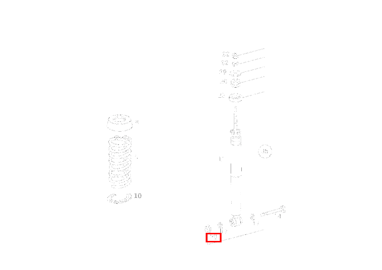 Sechskantmutter STOSSDAEMPFER AN FEDERLENKER M 10X1; M10 C 43 T AMG 202 Sechskantmutter STOSSDAEMPFER AN FEDERLENKER M 10X1; M10 C 43 T AMG 202