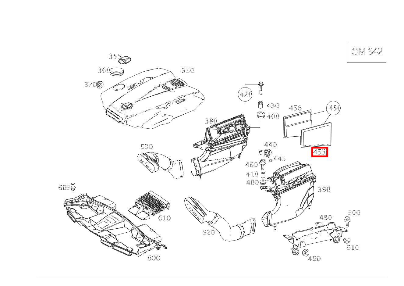 Luftfiltereinsatz LINKS E350CDI 4M BE 212 Luftfiltereinsatz LINKS E350CDI 4M BE 212