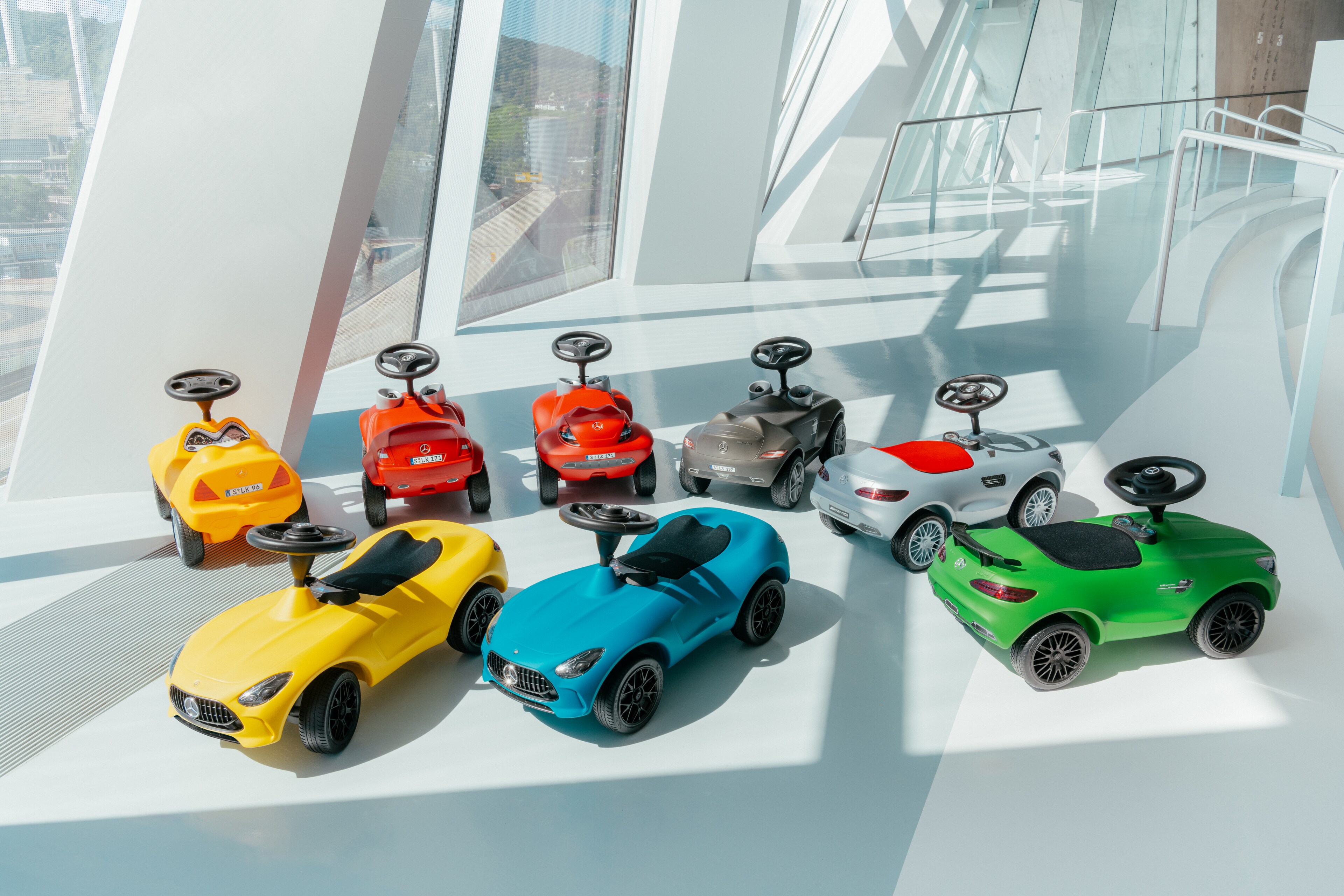 Kinderrutscher Bobby-AMG GT, sonnengelb, BIG