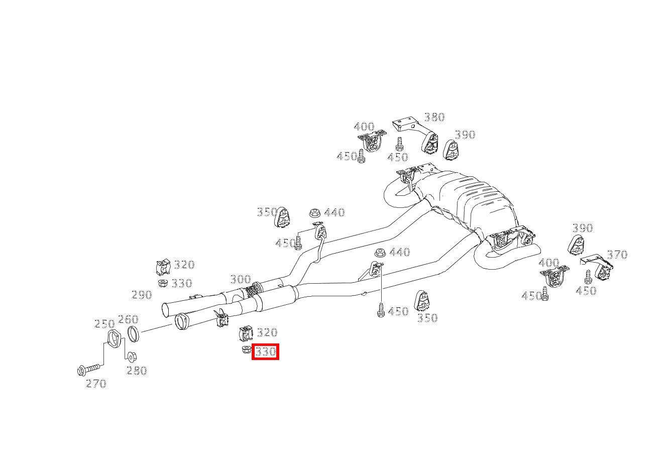 Sechskantmutter BEFESTIGUNG AUFHAENGERING; M8 SLS AMG GT Roadster Final Edition 197