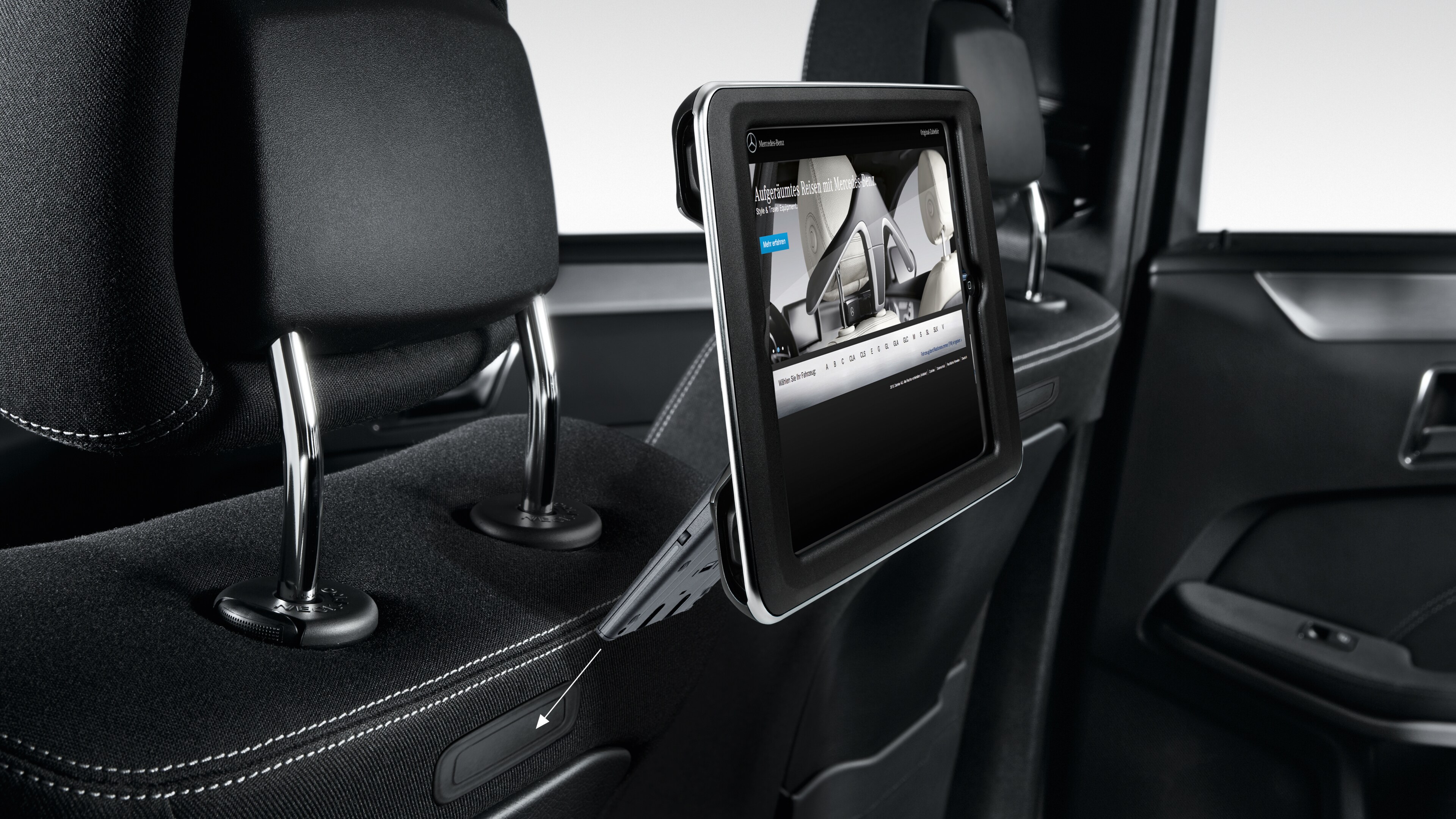 iPad® Air 2 Fond-Integration, Aufnahmeschale,