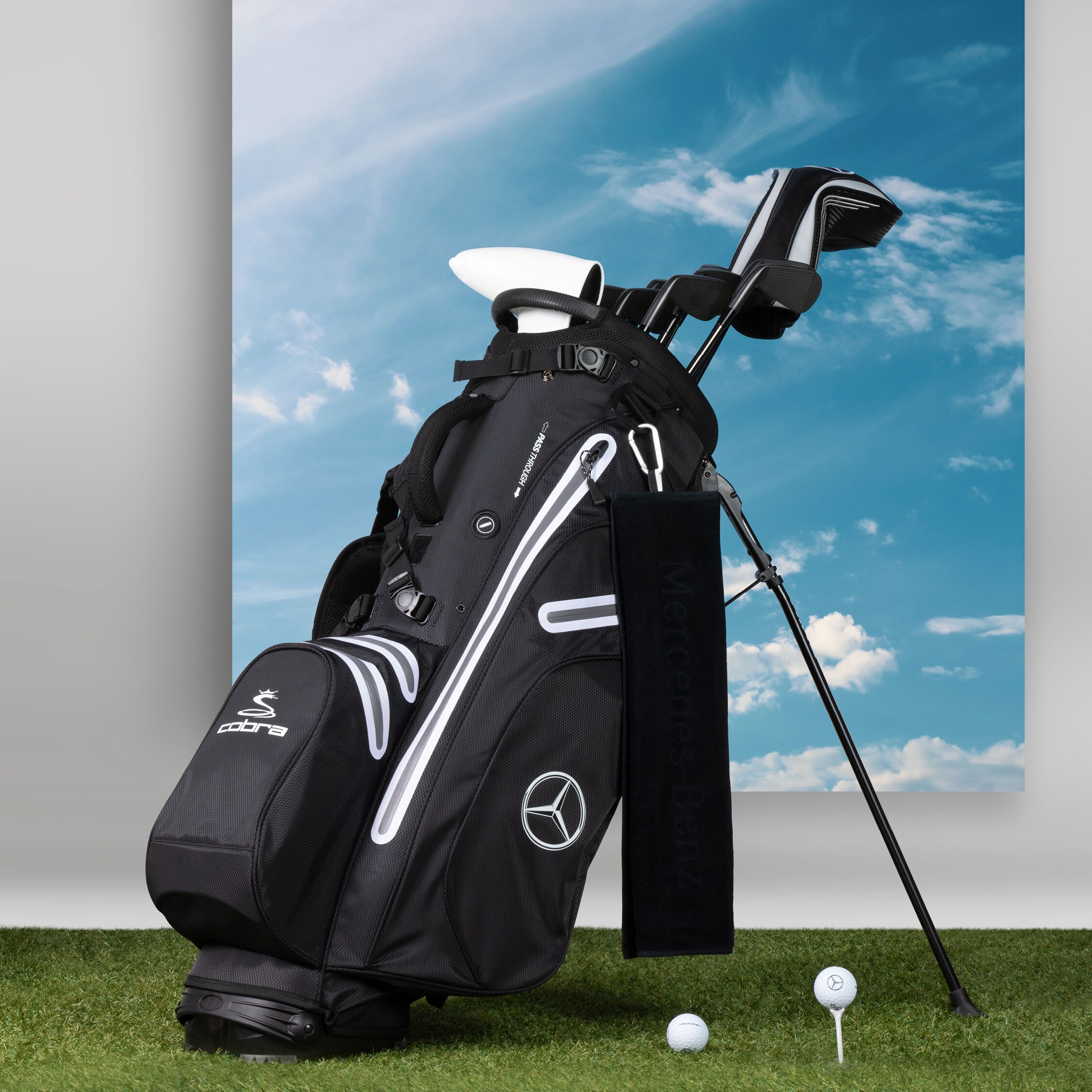 Mercedes-Benz - Golf stand bag & Golf club headcover & Golf gift set, large Golf stand bag & Golf club headcover & Golf gift set, large