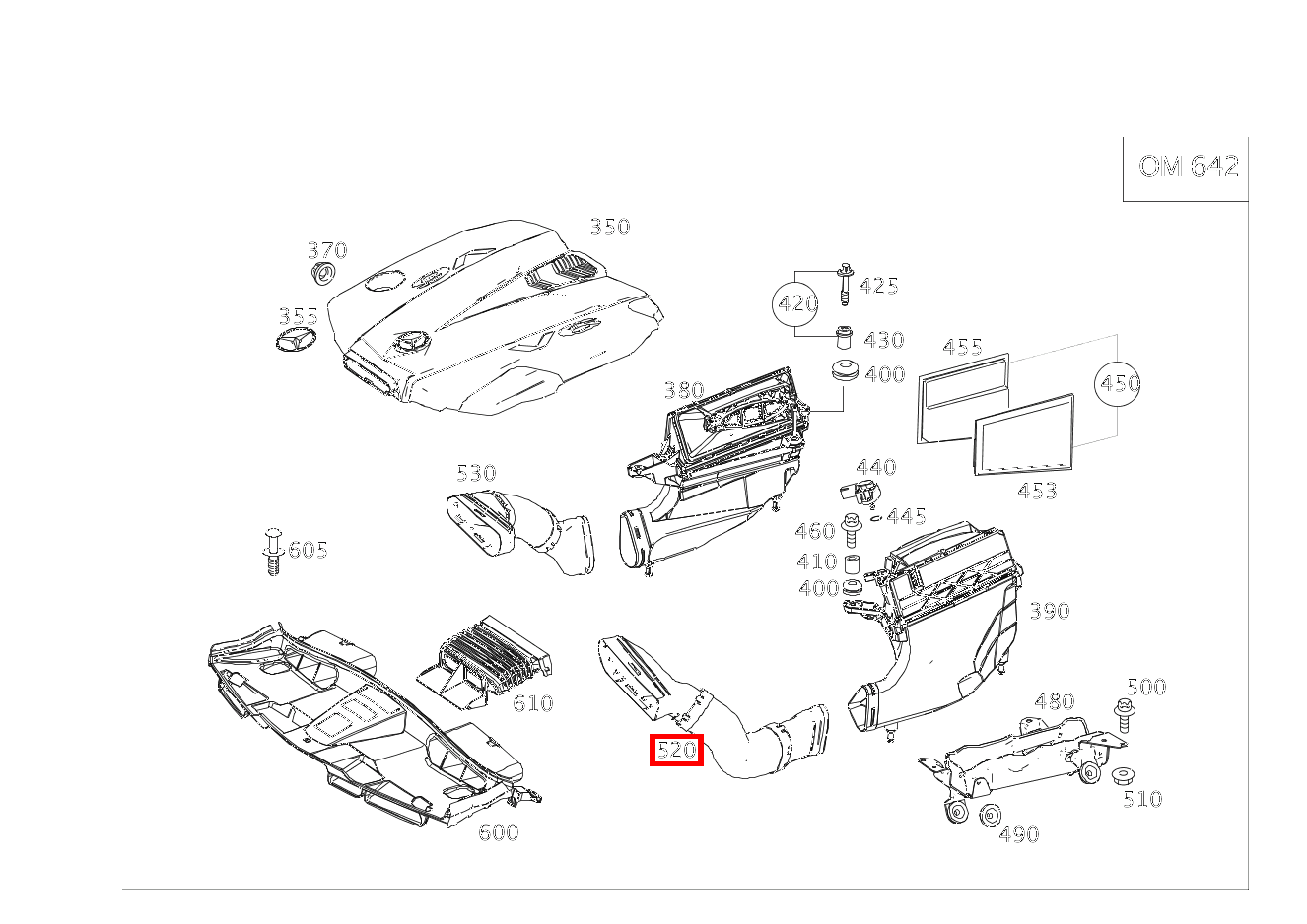 Rohluftleitung Links CLS 350 SB 4Matic 218 Rohluftleitung Links CLS 350 SB 4Matic 218