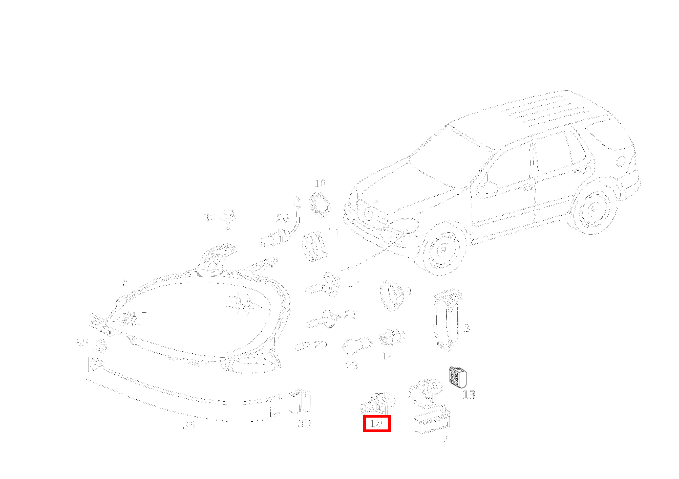 GASENTLAD.LAMPE ABBLENDLICHT D2S 35W BI-XENON; D2S 12V-35W ML 500 Off-Roader 163