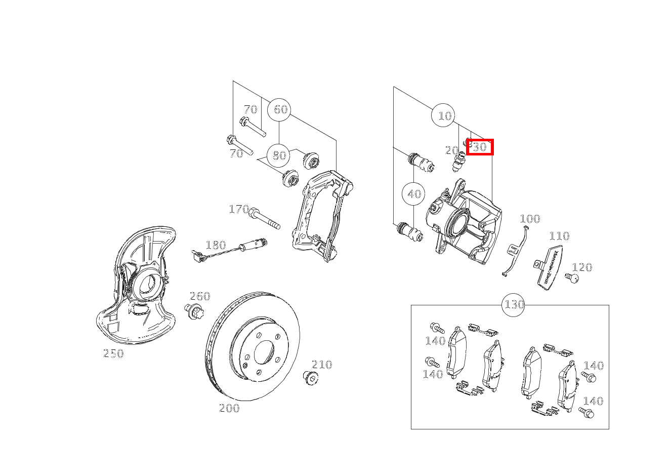 Staubschutzkappe Entlüfterventil E200CGI BE CA 207