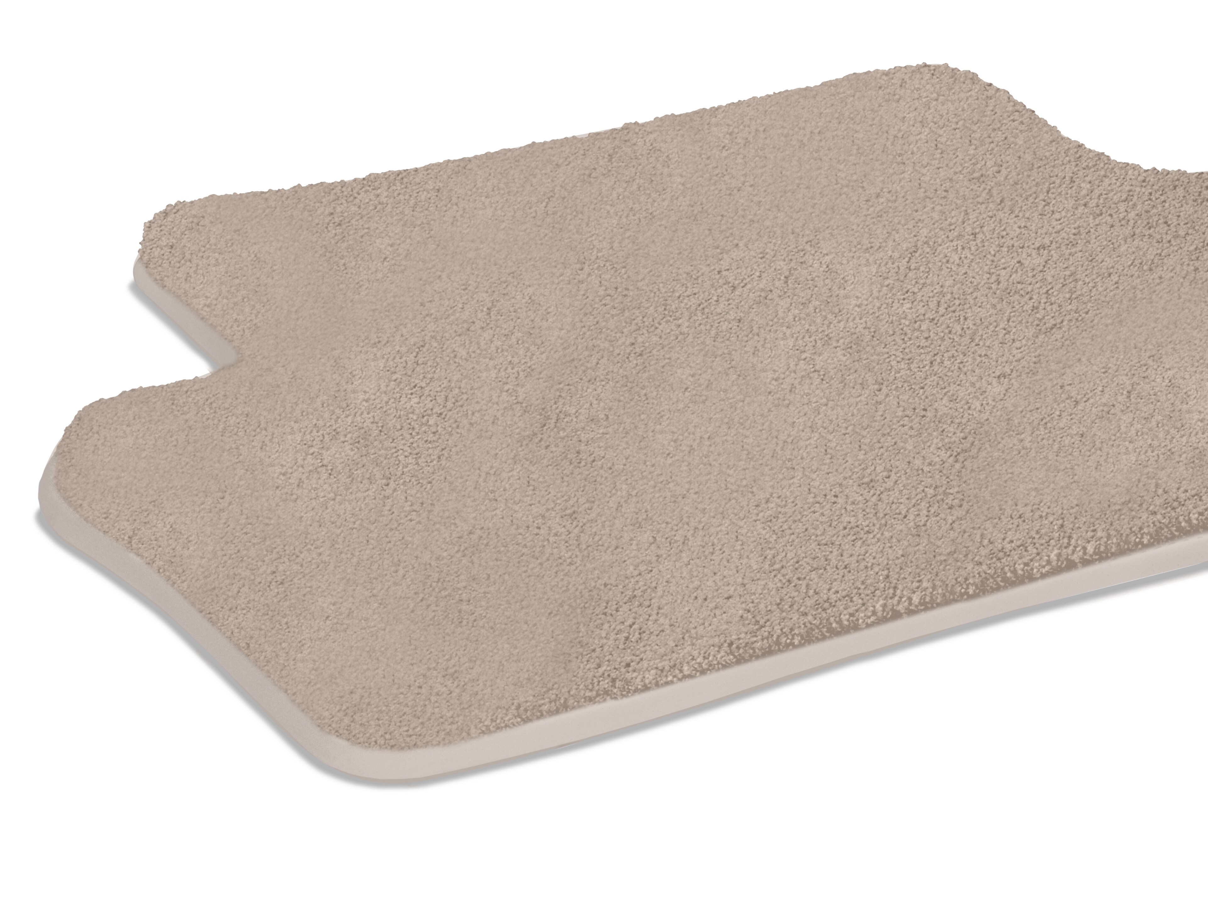 Veloursmatten, Fond mit Kardantunnelmatte, 3-teilig, macchiatobeige E-Klasse